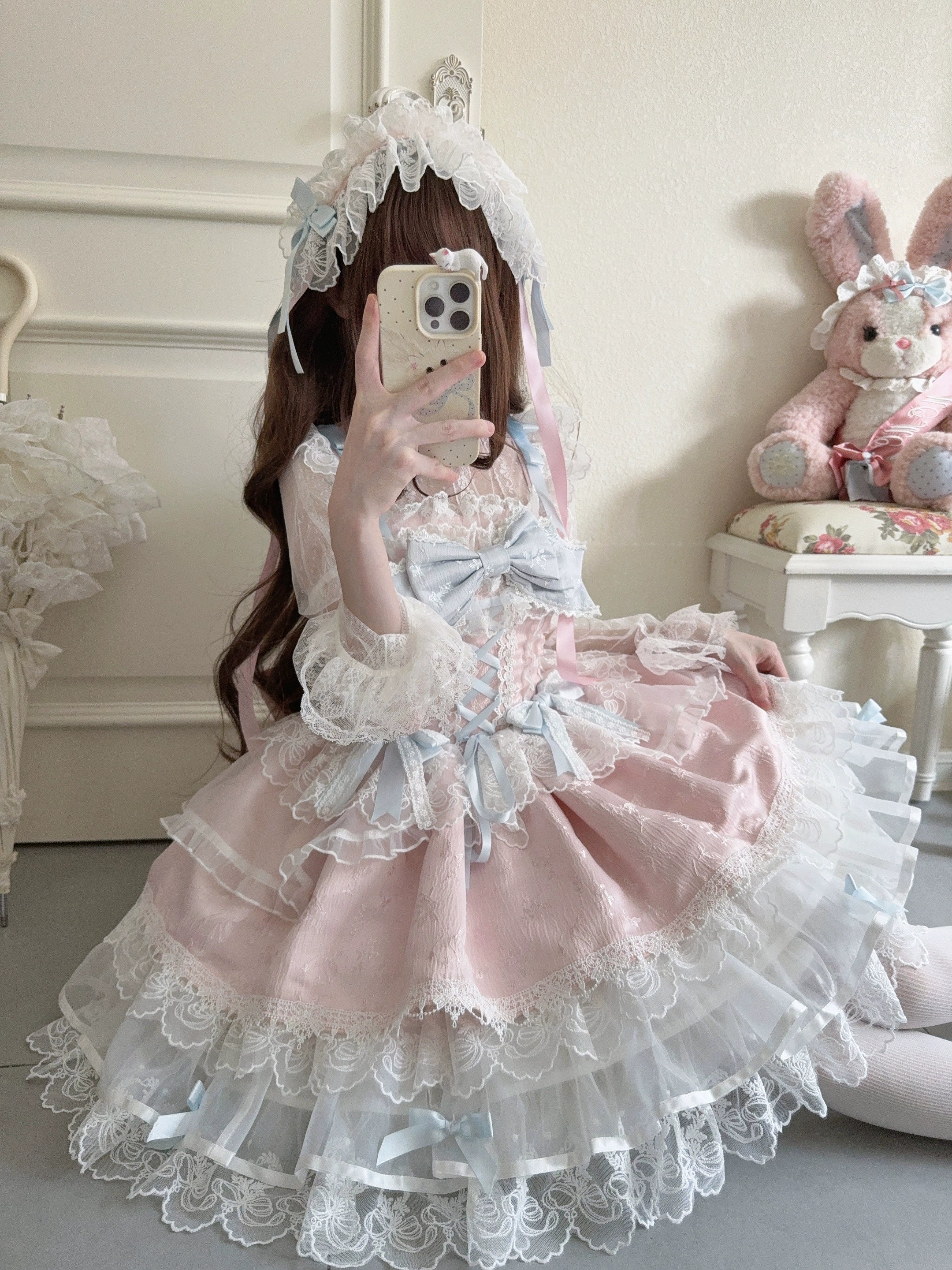 Fleeting Isle - Sweet Lolita Ballet Style Jumper Dress - Image 37