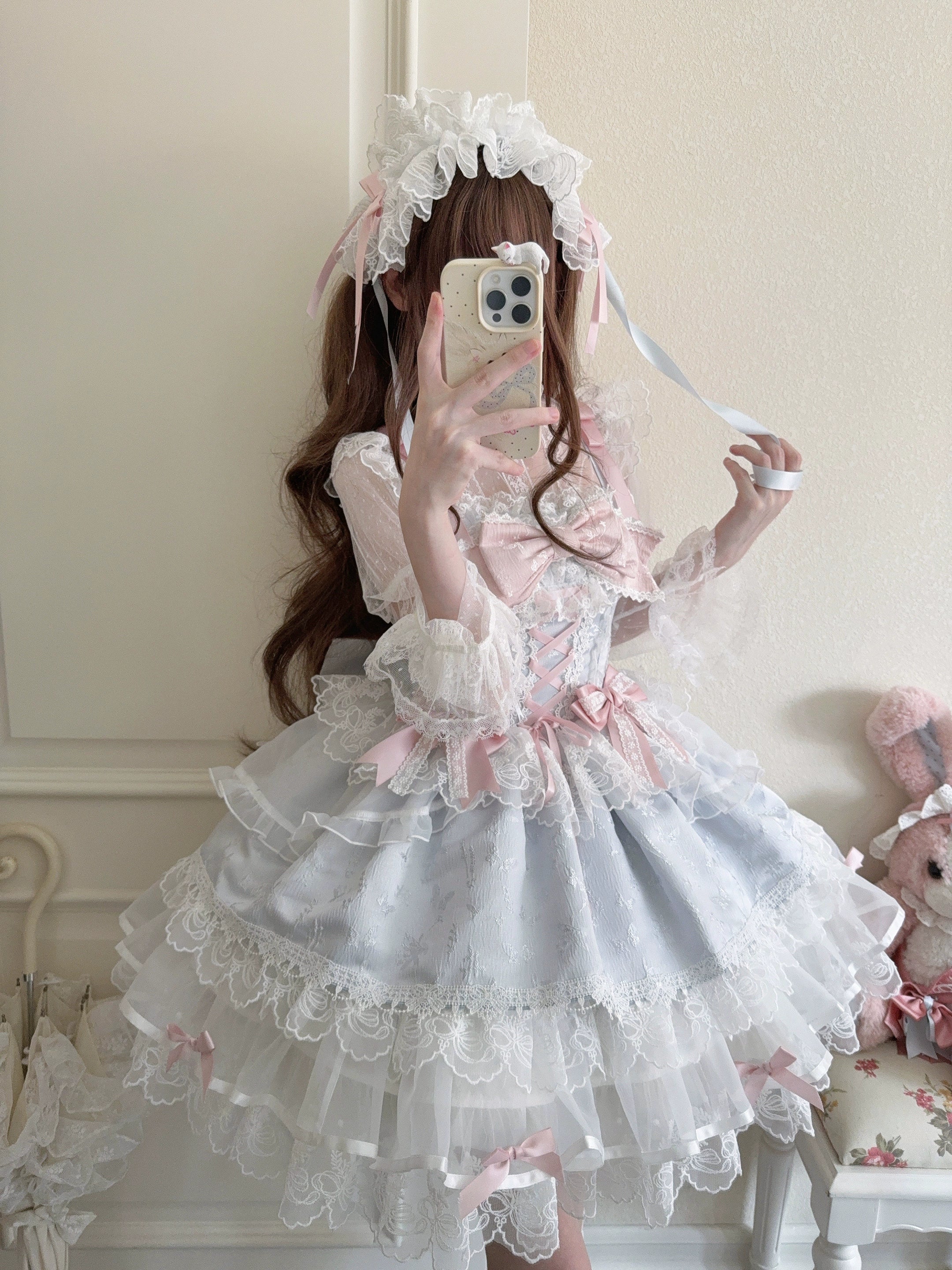 Fleeting Isle - Sweet Lolita Ballet Style Jumper Dress - Image 39