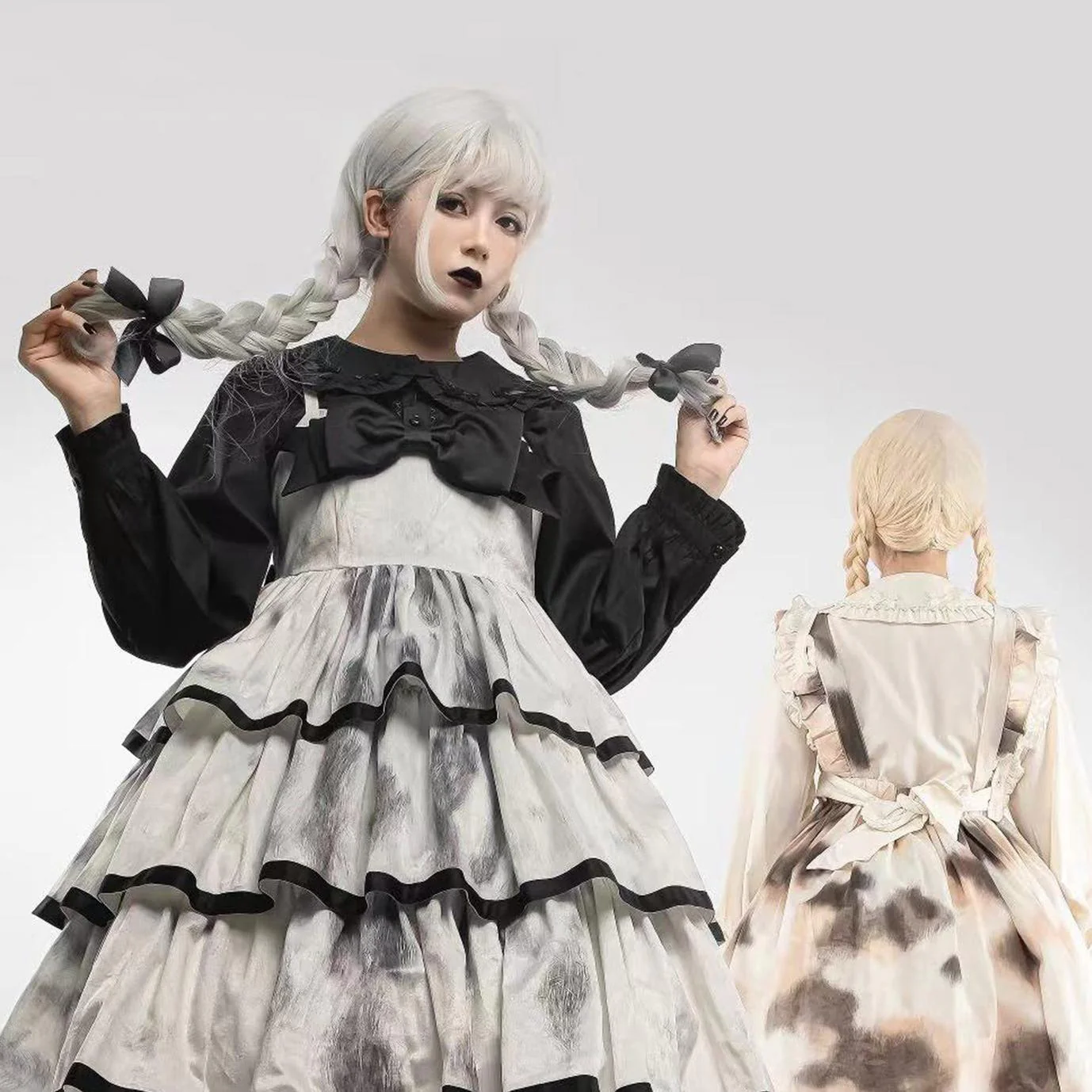 Sweet Lolita Blouse Doll Collar Lolita Shirt With Bubble Sleeve - Image 11