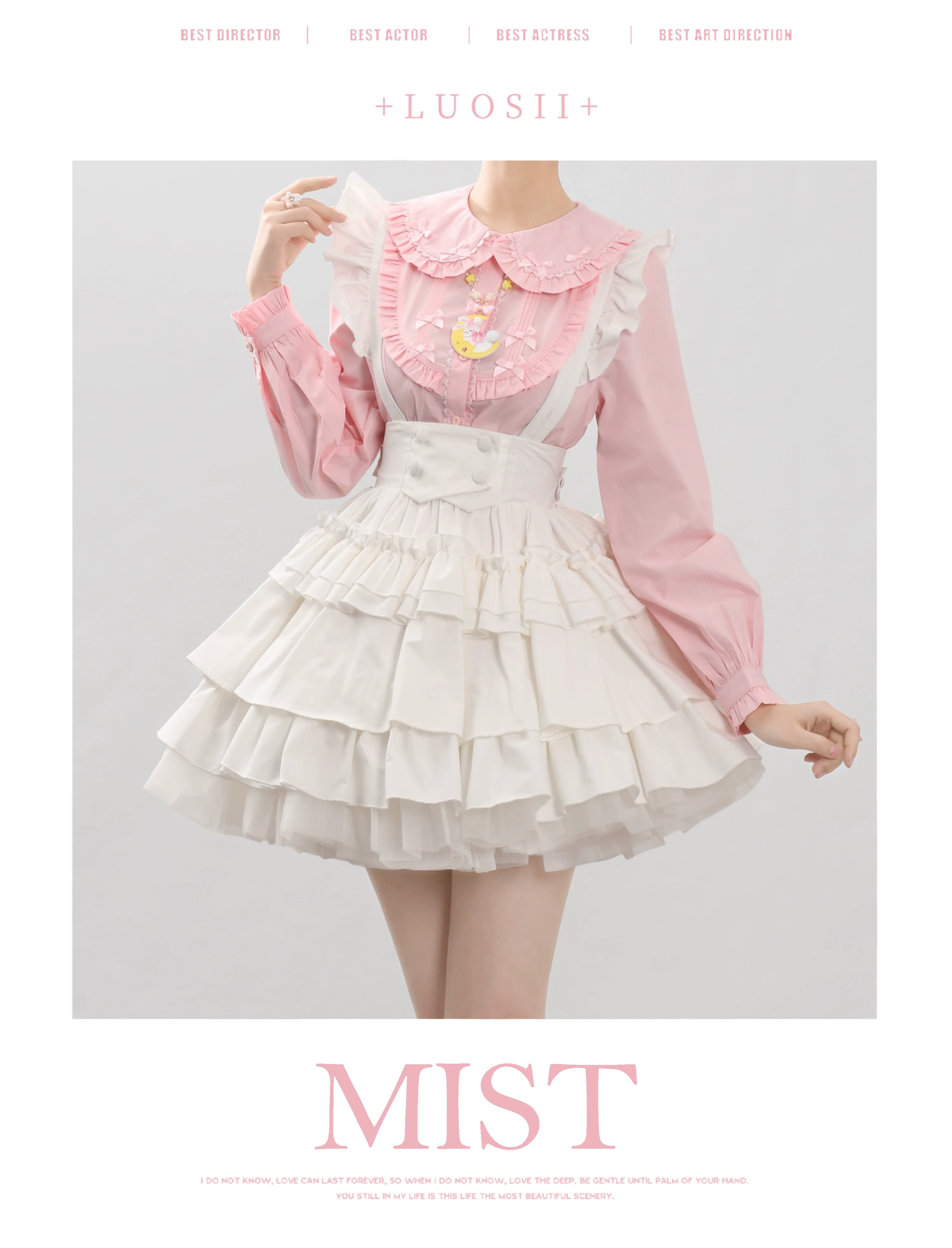 Sweet Lolita Blouse Doll Collar Lolita Shirt With Bubble Sleeve - Image 18