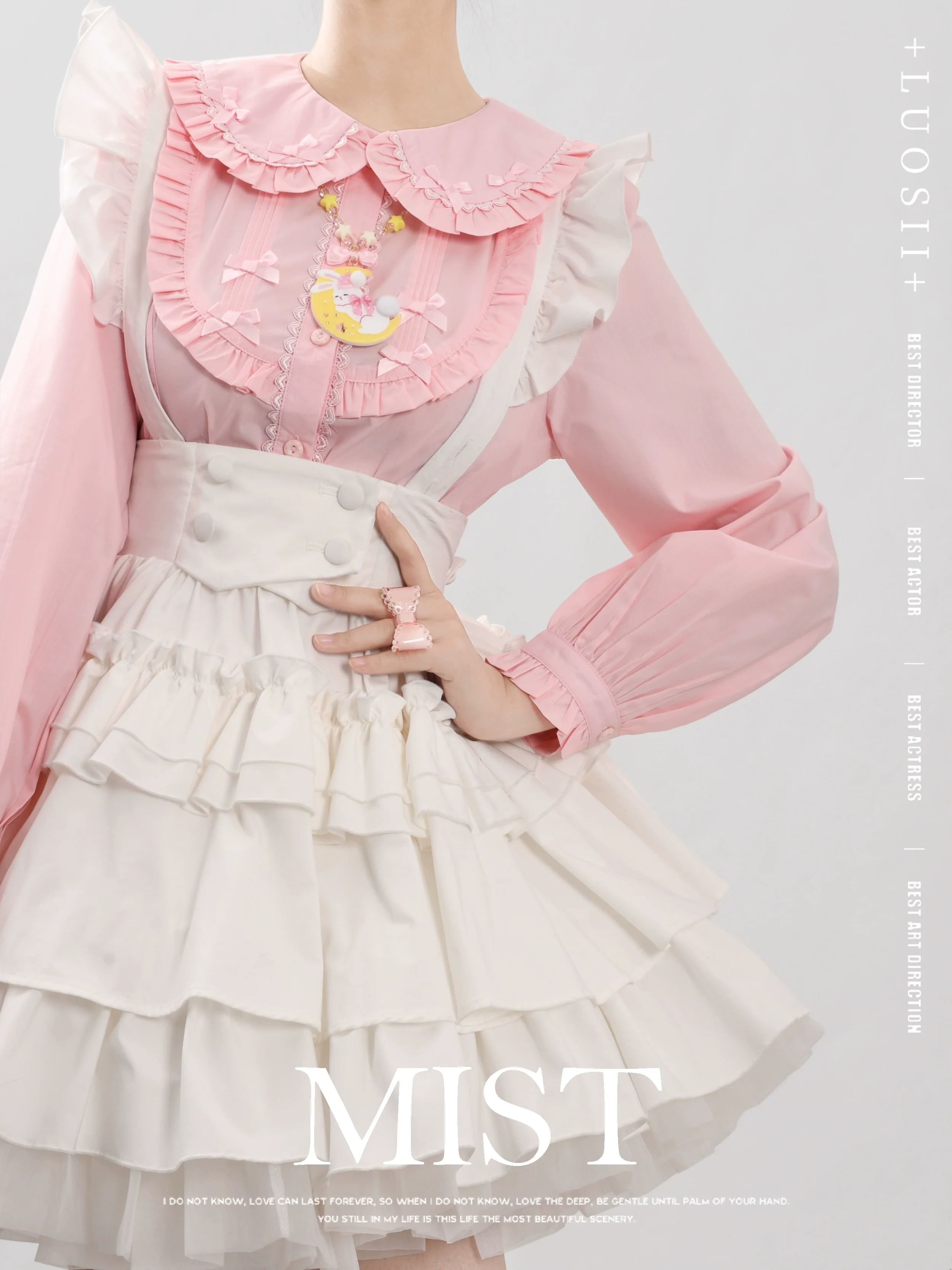 Sweet Lolita Blouse Doll Collar Lolita Shirt With Bubble Sleeve - Image 19