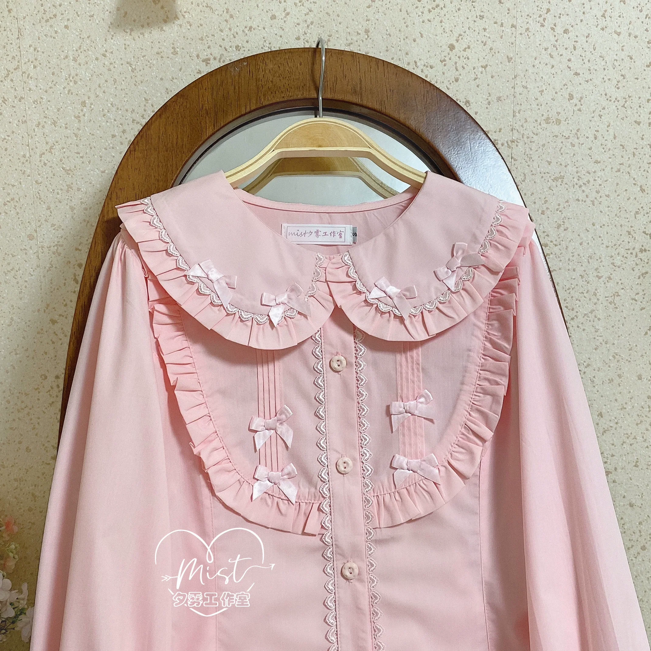 Sweet Lolita Blouse Doll Collar Lolita Shirt With Bubble Sleeve - Image 24