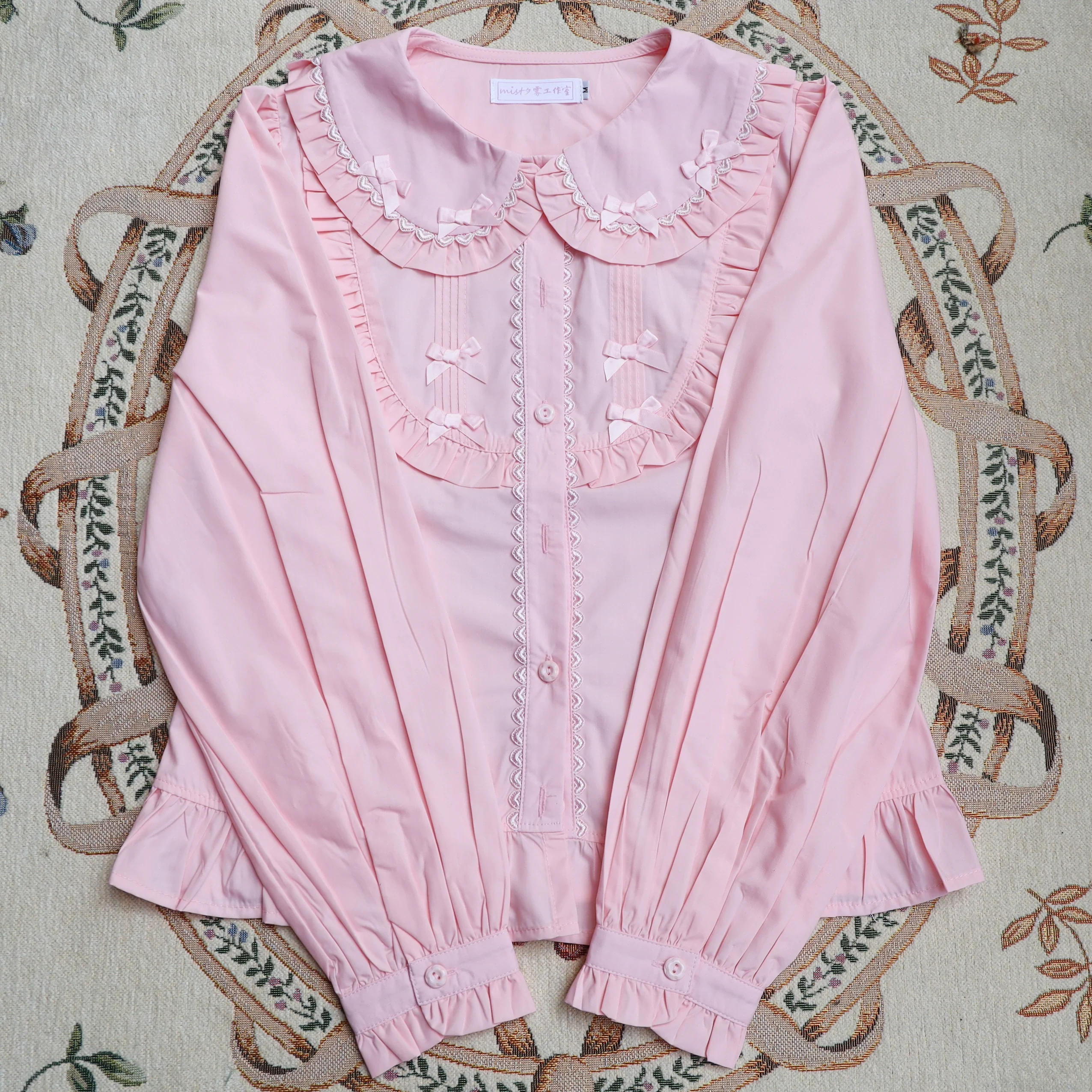 Sweet Lolita Blouse Doll Collar Lolita Shirt With Bubble Sleeve - Image 25
