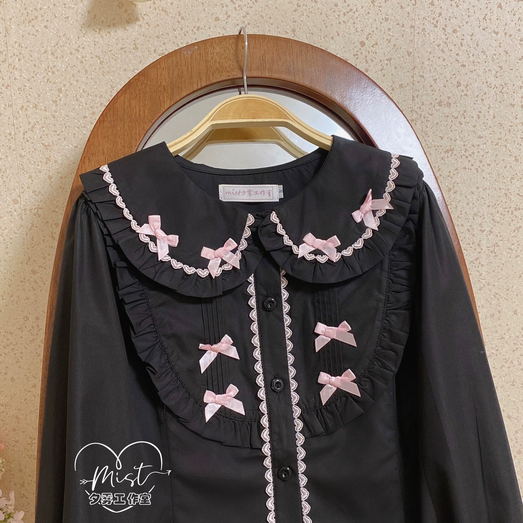 Sweet Lolita Blouse Doll Collar Lolita Shirt With Bubble Sleeve - Image 27