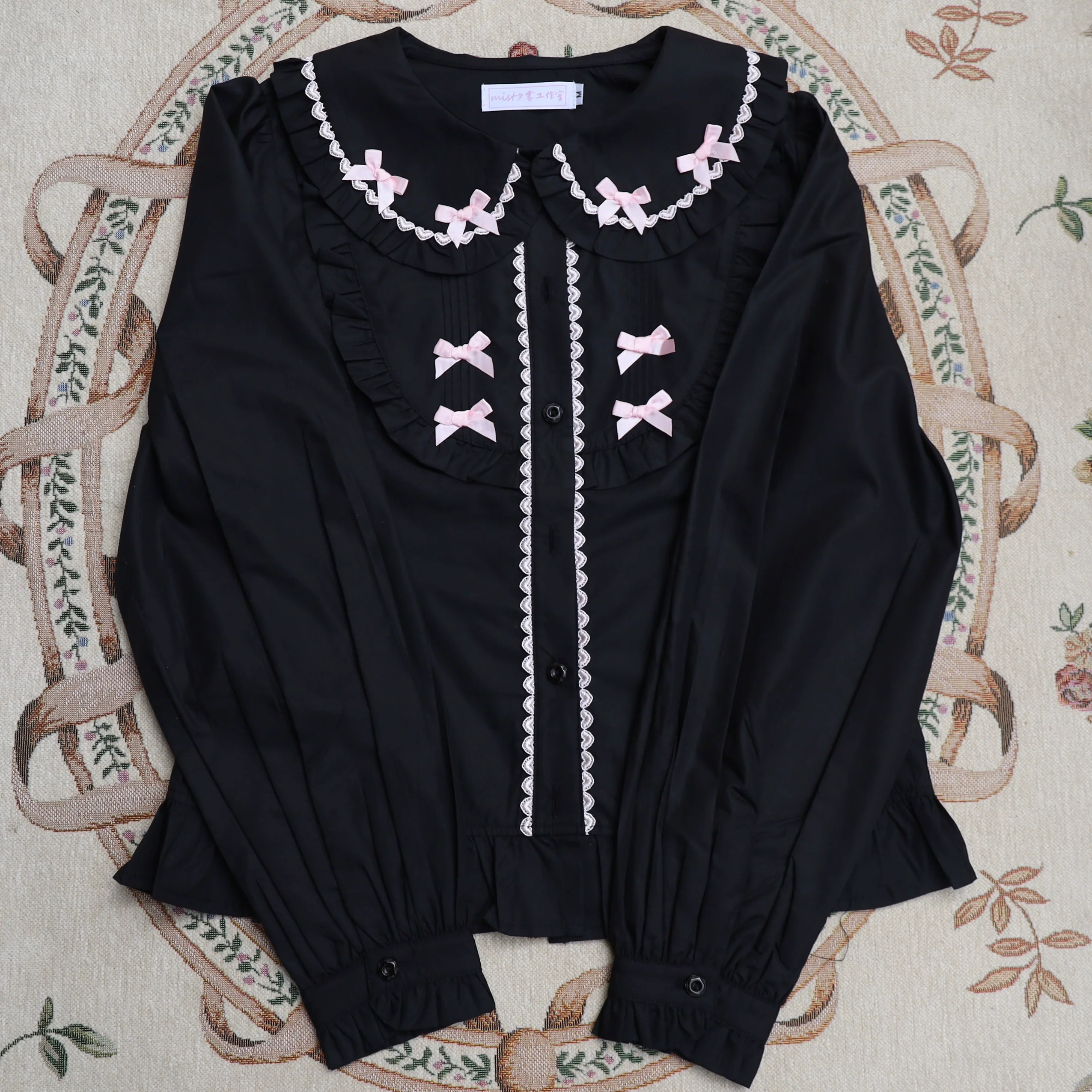 Sweet Lolita Blouse Doll Collar Lolita Shirt With Bubble Sleeve - Image 28