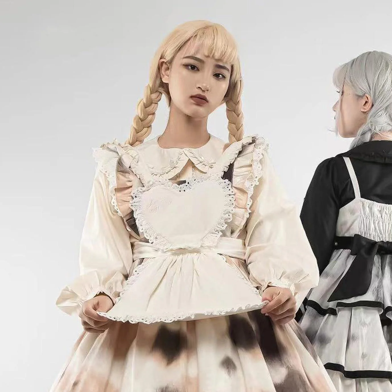 Sweet Lolita Blouse Doll Collar Lolita Shirt With Bubble Sleeve - Image 4