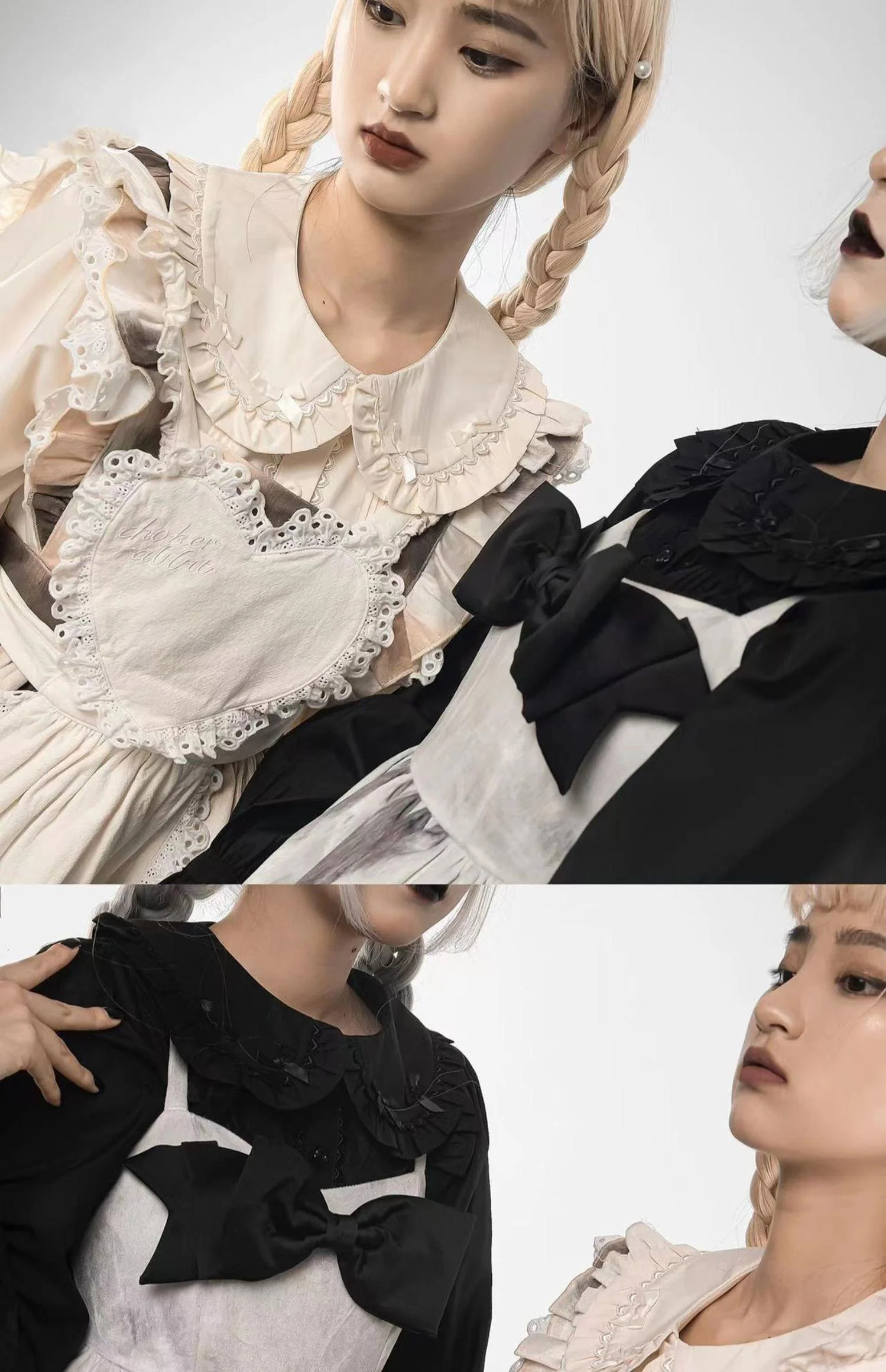 Sweet Lolita Blouse Doll Collar Lolita Shirt With Bubble Sleeve - Image 5