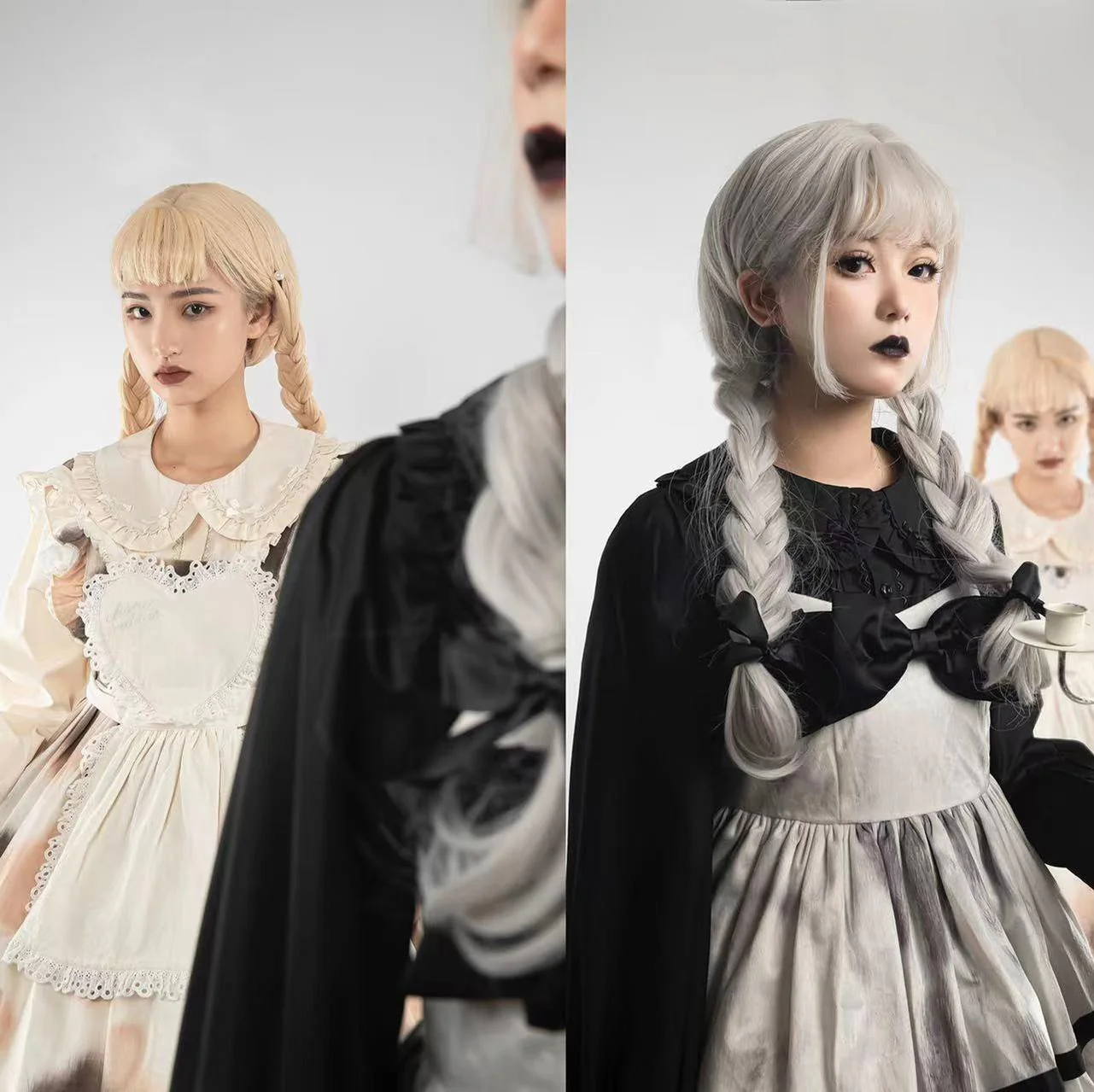 Sweet Lolita Blouse Doll Collar Lolita Shirt With Bubble Sleeve - Image 7