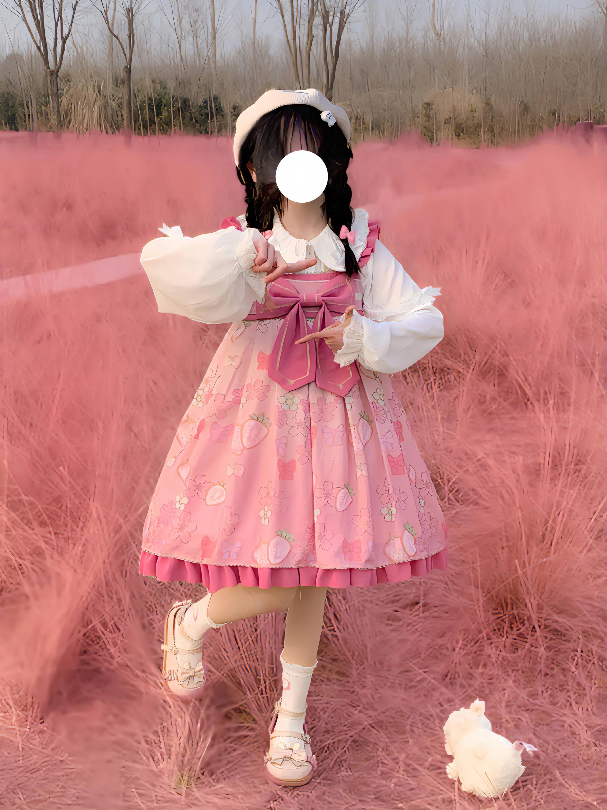 Sweet Lolita Blouse Double-layered Puff Sleeves Lolita Shirt - Image 24