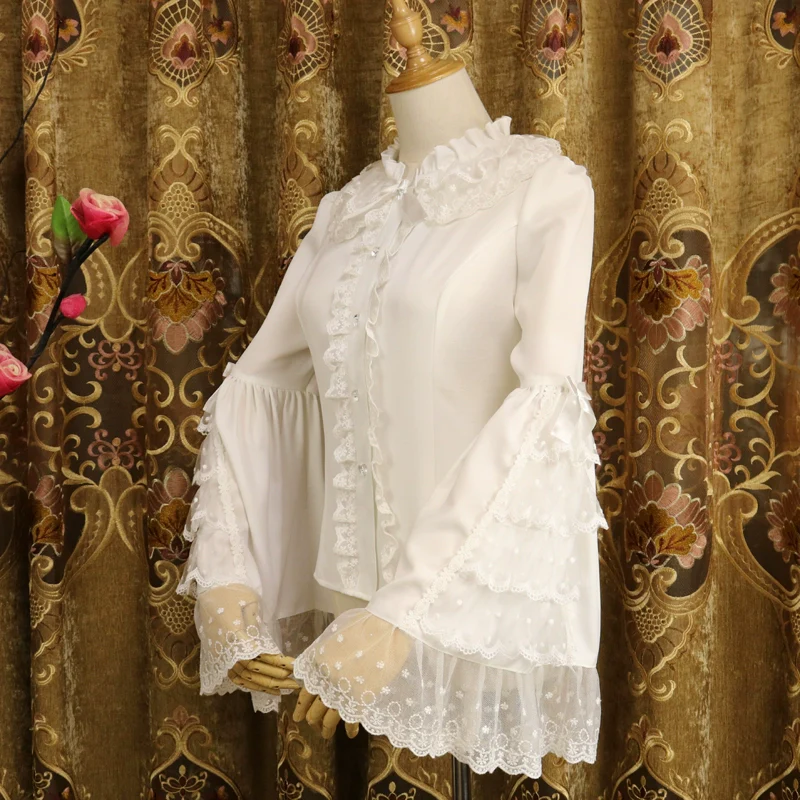 Princess Tailor Lolita - Fairy - Sweet Lolita Blouse Elegant Princess Sleeves Shirt - Image 2