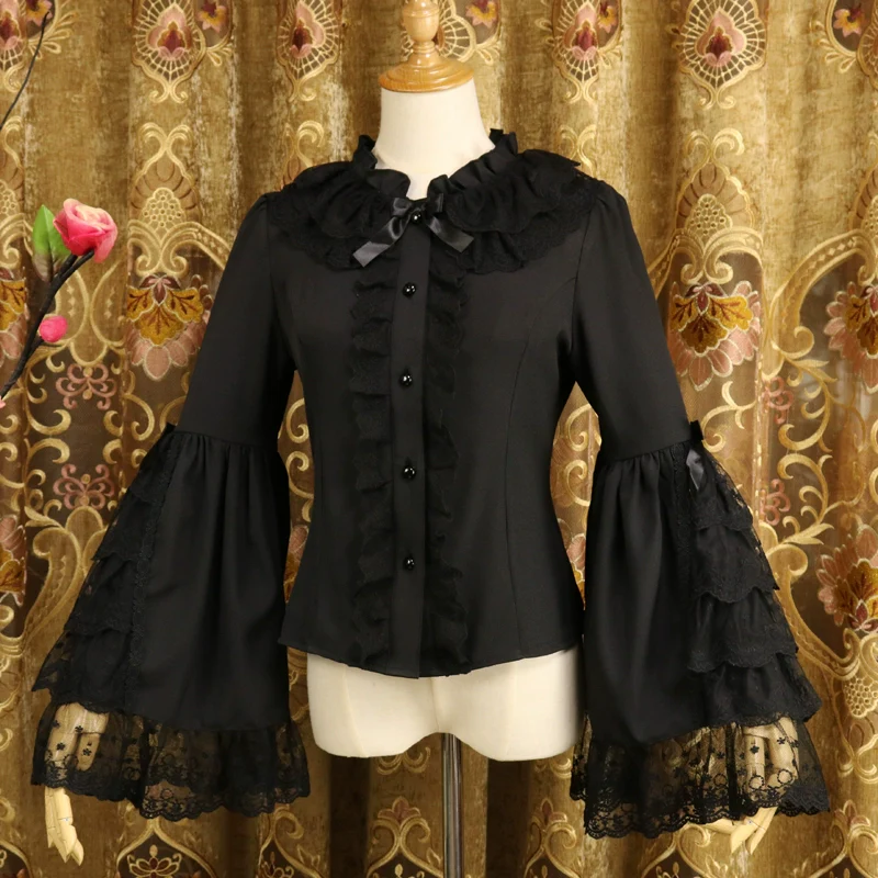 Princess Tailor Lolita - Fairy - Sweet Lolita Blouse Elegant Princess Sleeves Shirt - Image 8