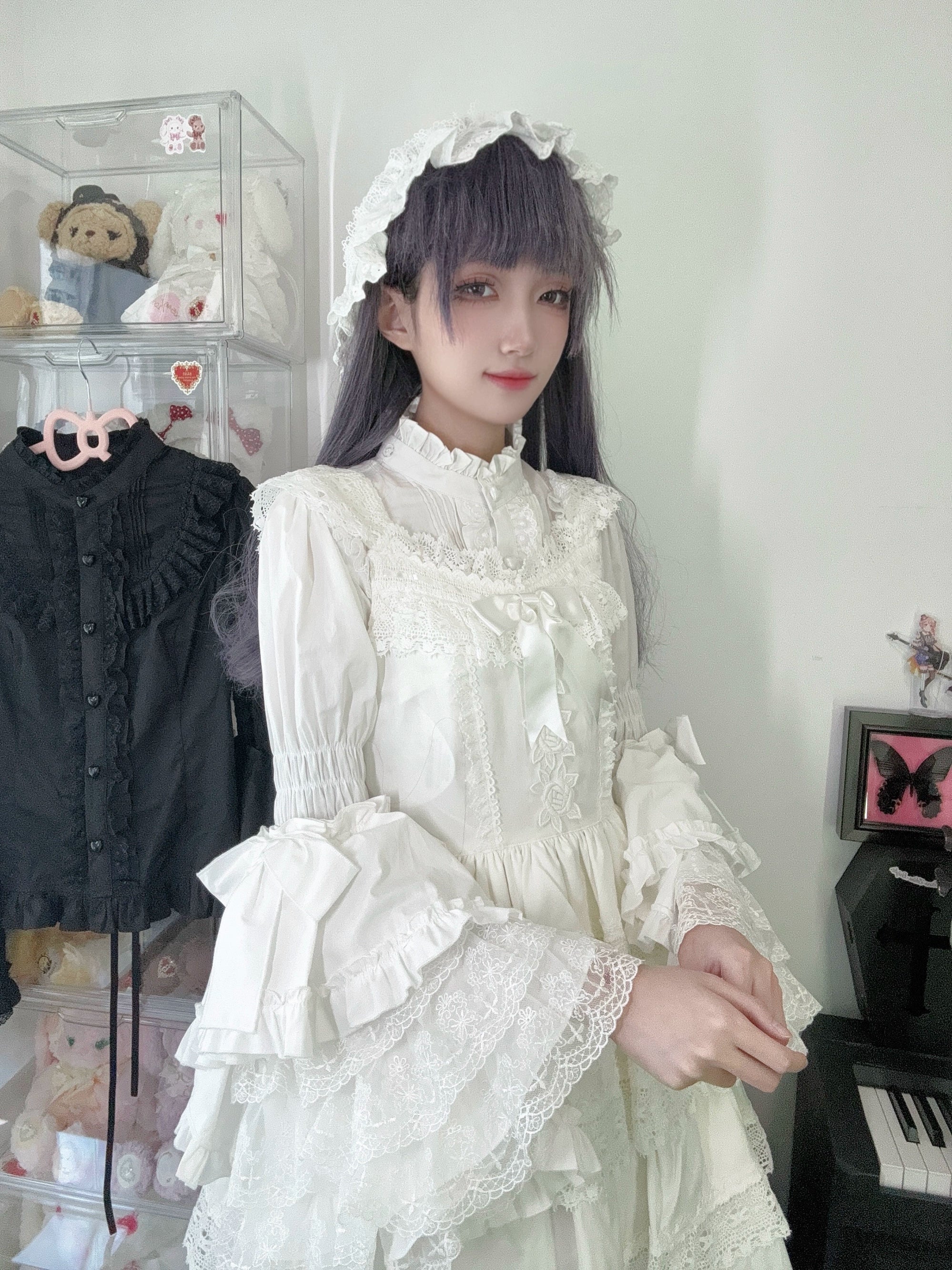 Twilight Zone - Sweet Lolita Blouse Princess Sleeve Shirt Inner Wear - Image 10