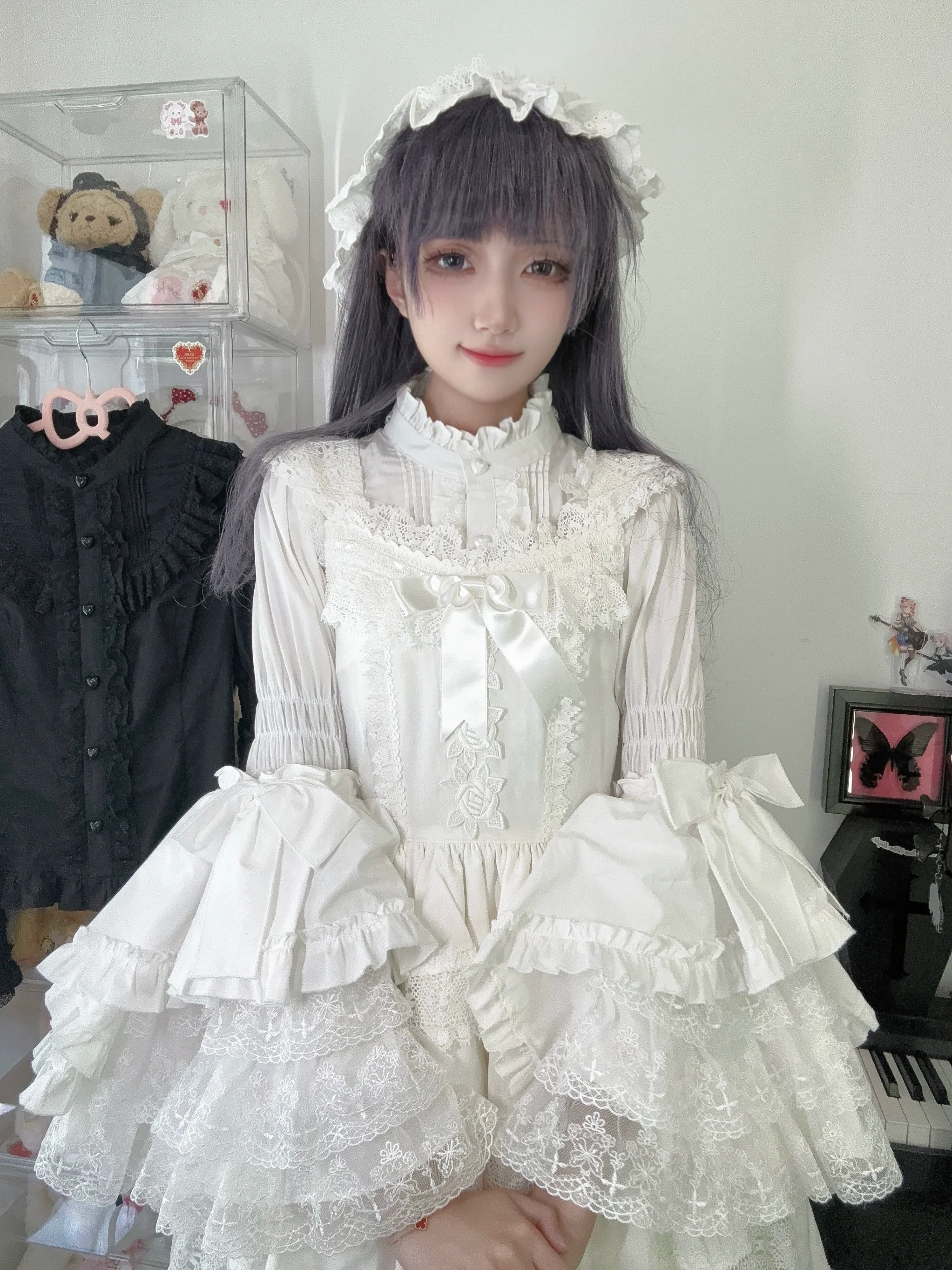 Twilight Zone - Sweet Lolita Blouse Princess Sleeve Shirt Inner Wear - Image 12