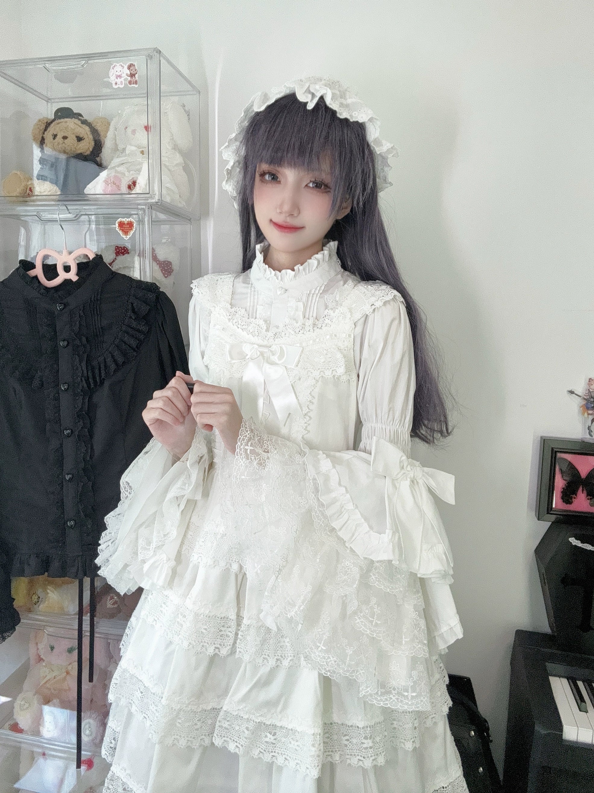 Twilight Zone - Sweet Lolita Blouse Princess Sleeve Shirt Inner Wear - Image 13