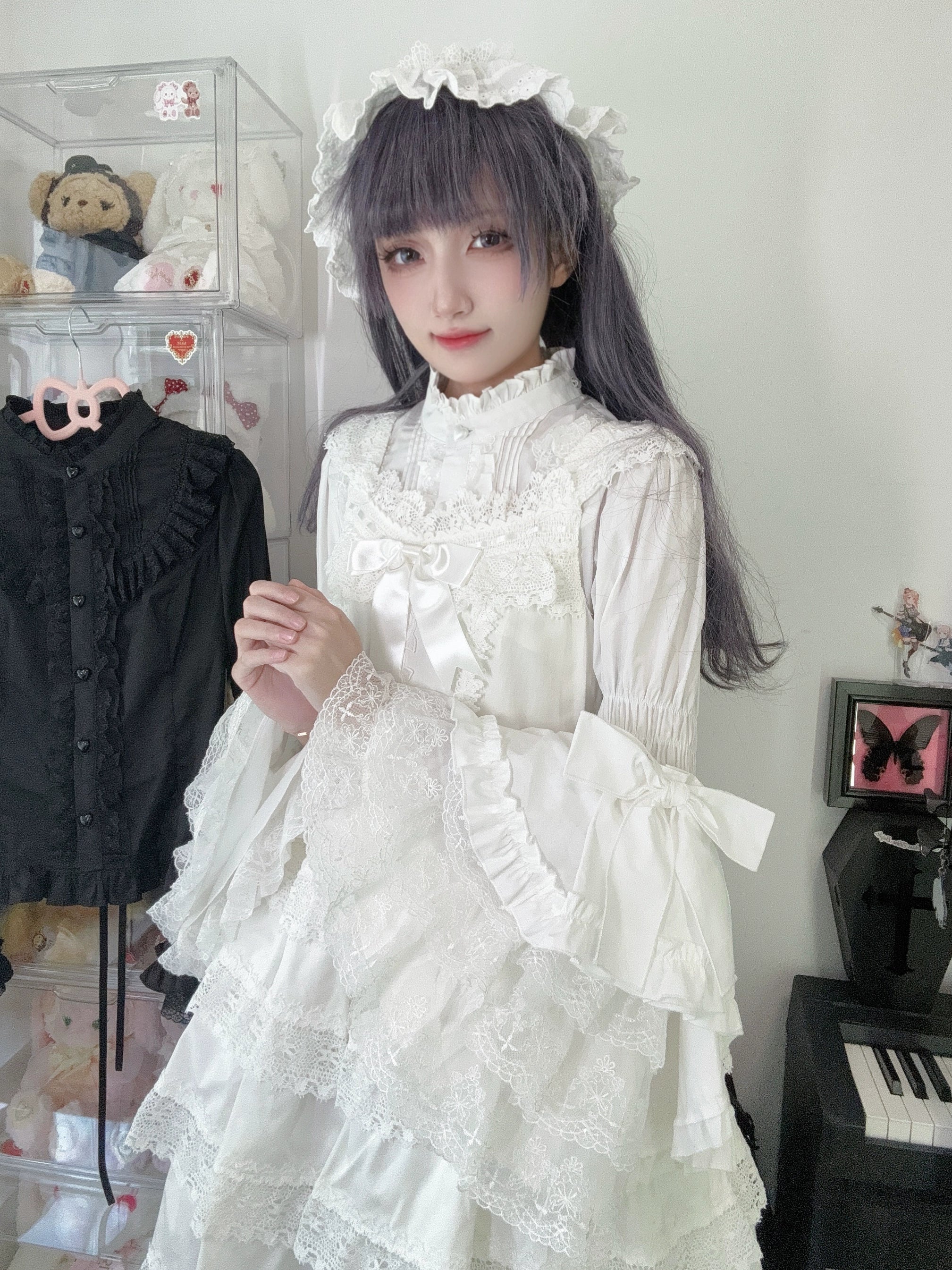 Twilight Zone - Sweet Lolita Blouse Princess Sleeve Shirt Inner Wear - Image 14