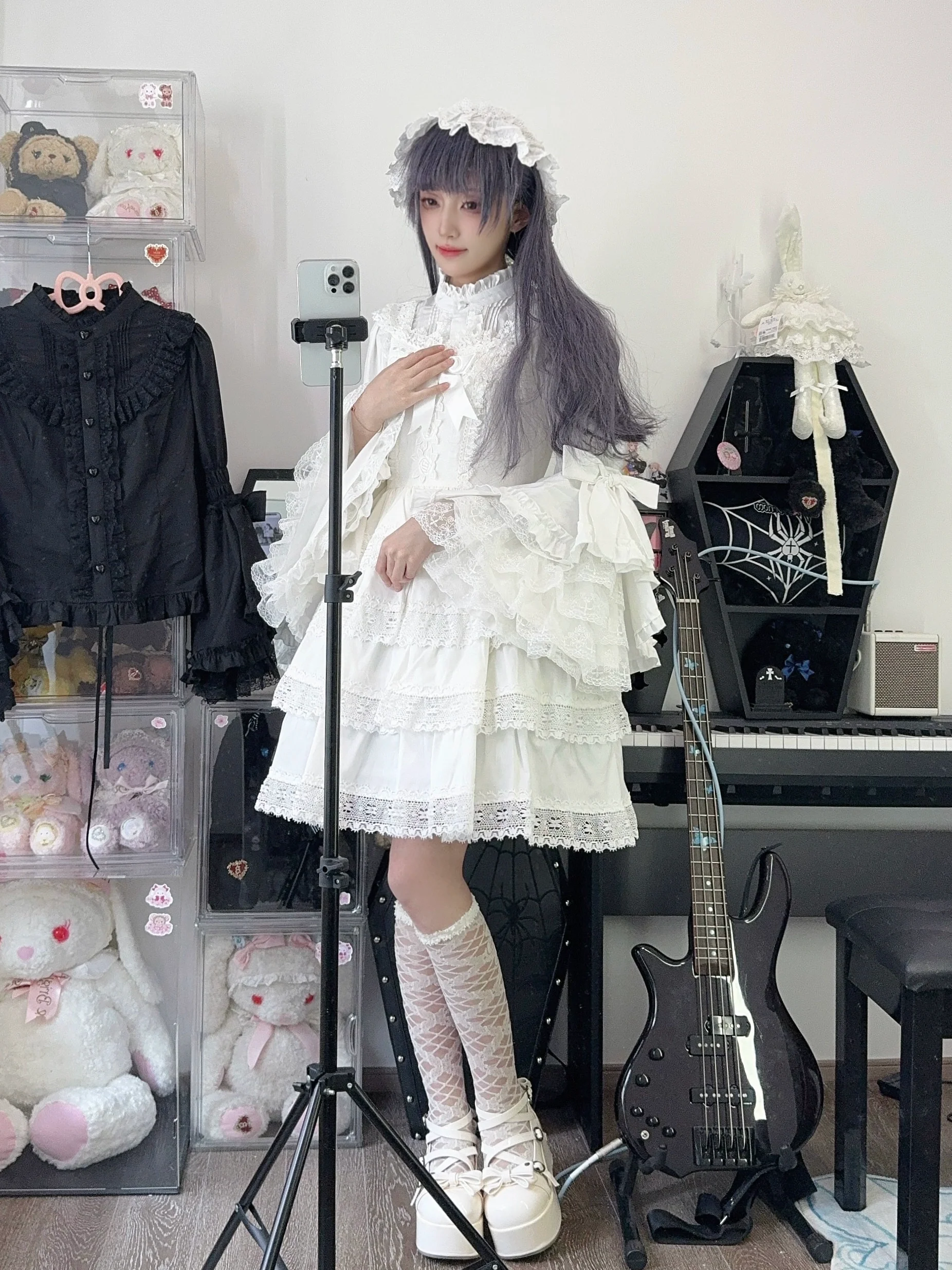 Twilight Zone - Sweet Lolita Blouse Princess Sleeve Shirt Inner Wear - Image 15