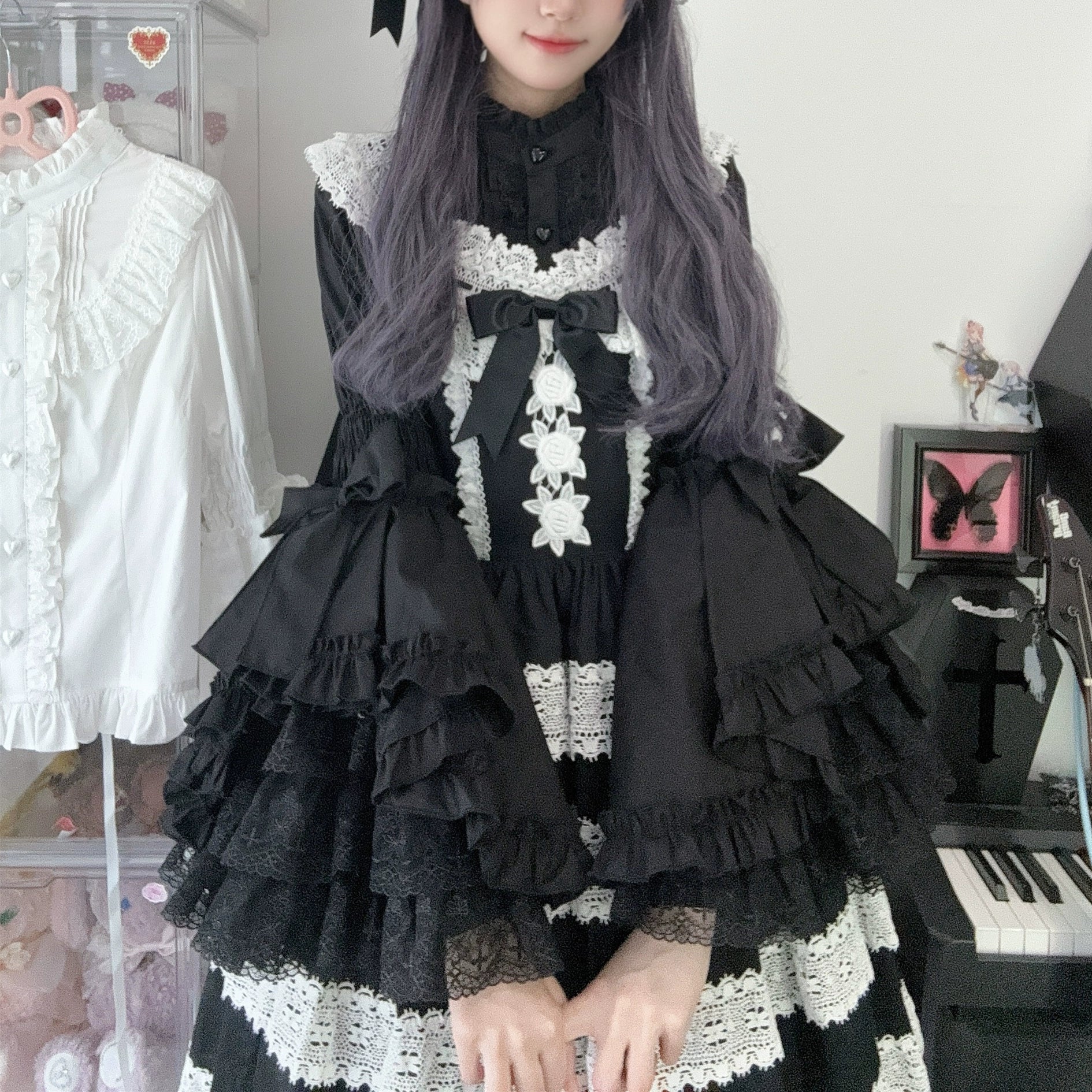 Twilight Zone - Sweet Lolita Blouse Princess Sleeve Shirt Inner Wear - Image 24