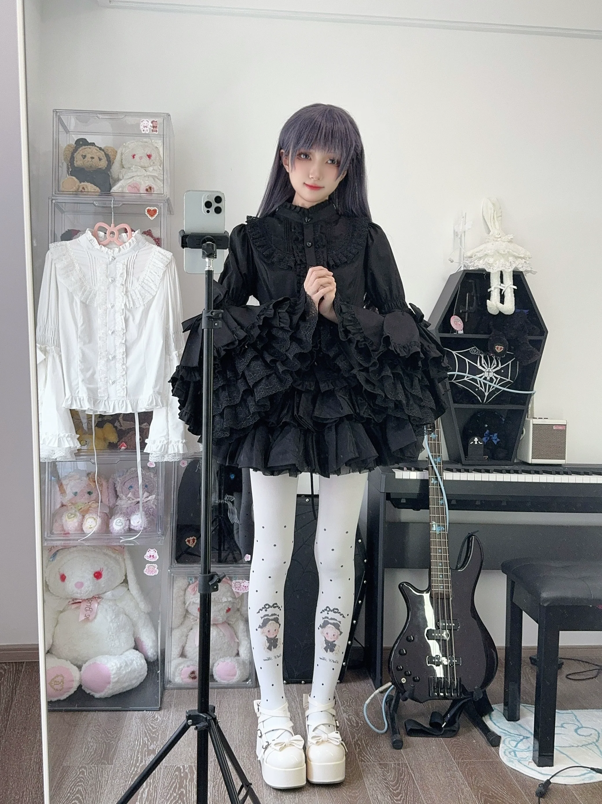 Twilight Zone - Sweet Lolita Blouse Princess Sleeve Shirt Inner Wear - Image 25