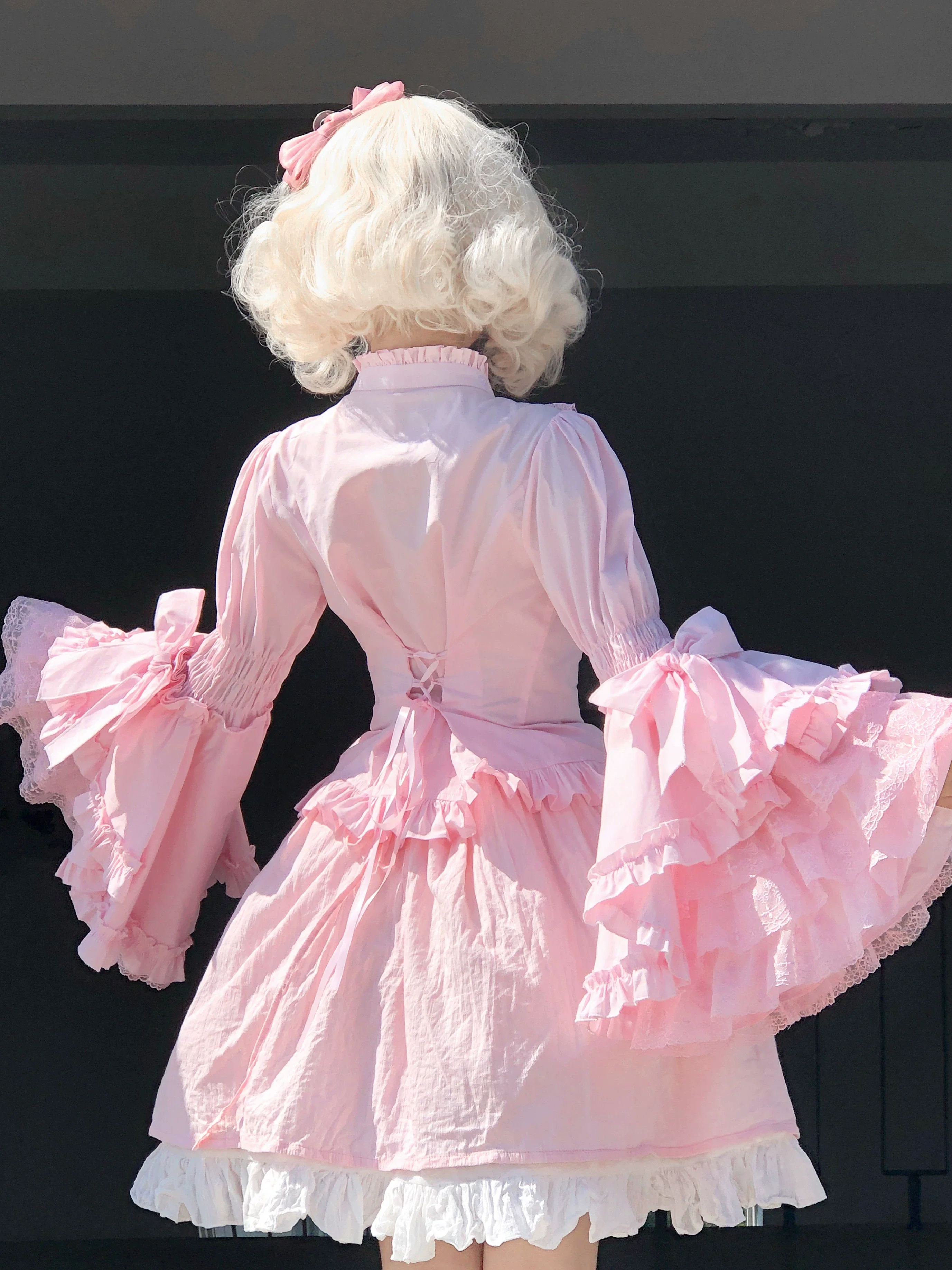 Twilight Zone - Sweet Lolita Blouse Princess Sleeve Shirt Inner Wear - Image 3