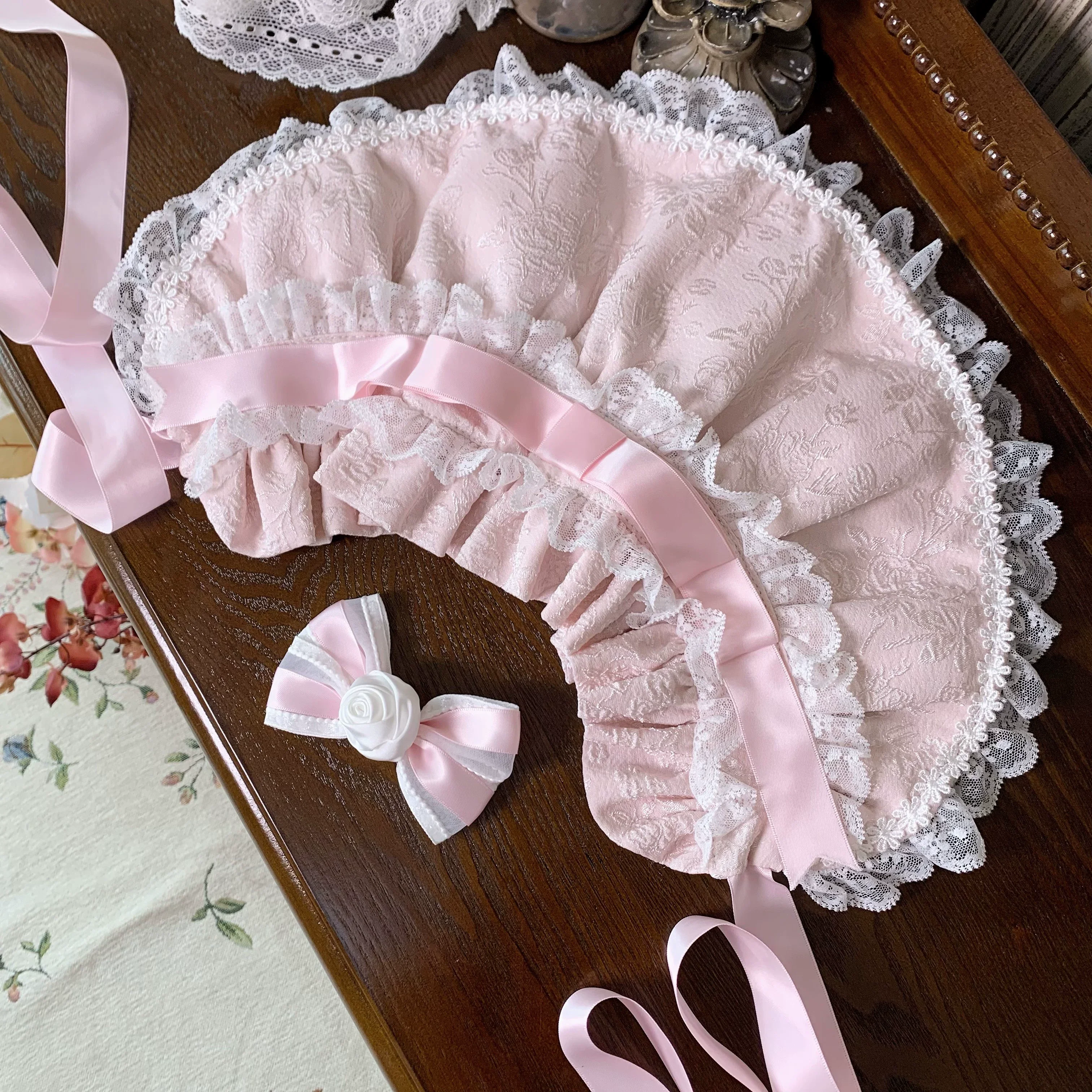 Flower Banquet - Wishing Star - Sweet Lolita Blouse Princess Sleeve Shirt and Accessories - Image 12