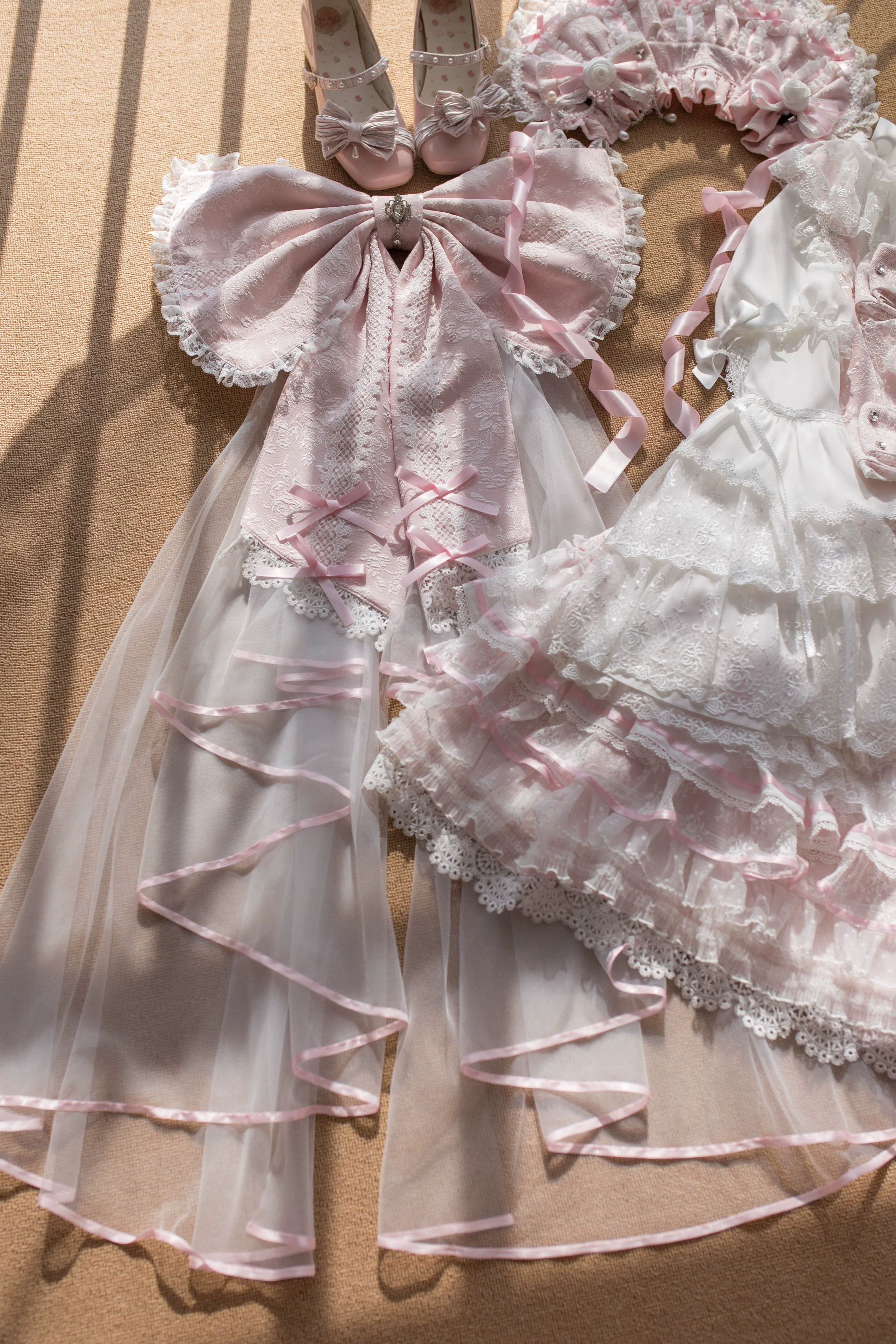 Flower Banquet - Wishing Star - Sweet Lolita Blouse Princess Sleeve Shirt and Accessories - Image 21