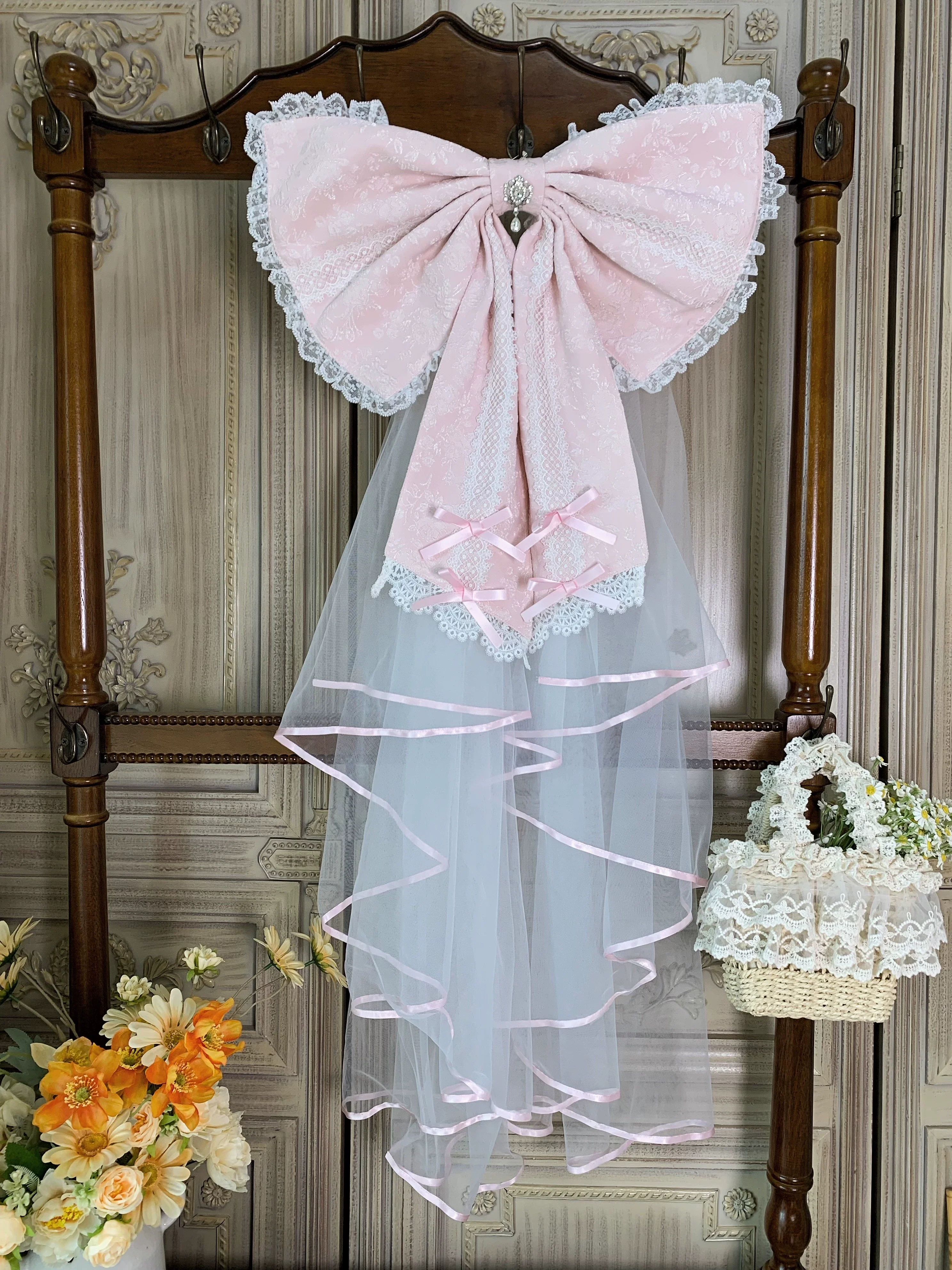 Flower Banquet - Wishing Star - Sweet Lolita Blouse Princess Sleeve Shirt and Accessories - Image 4