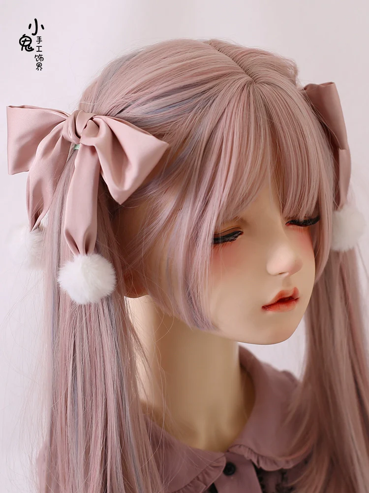 Xiaogui - Sweet Lolita Bow Hair Clips Multicolors - Image 13