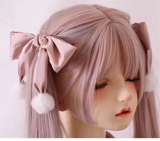 Xiaogui - Sweet Lolita Bow Hair Clips Multicolors - Image 2