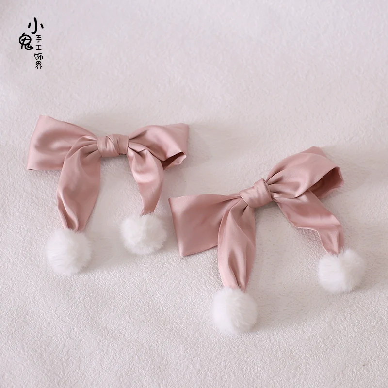 Xiaogui - Sweet Lolita Bow Hair Clips Multicolors - Image 24