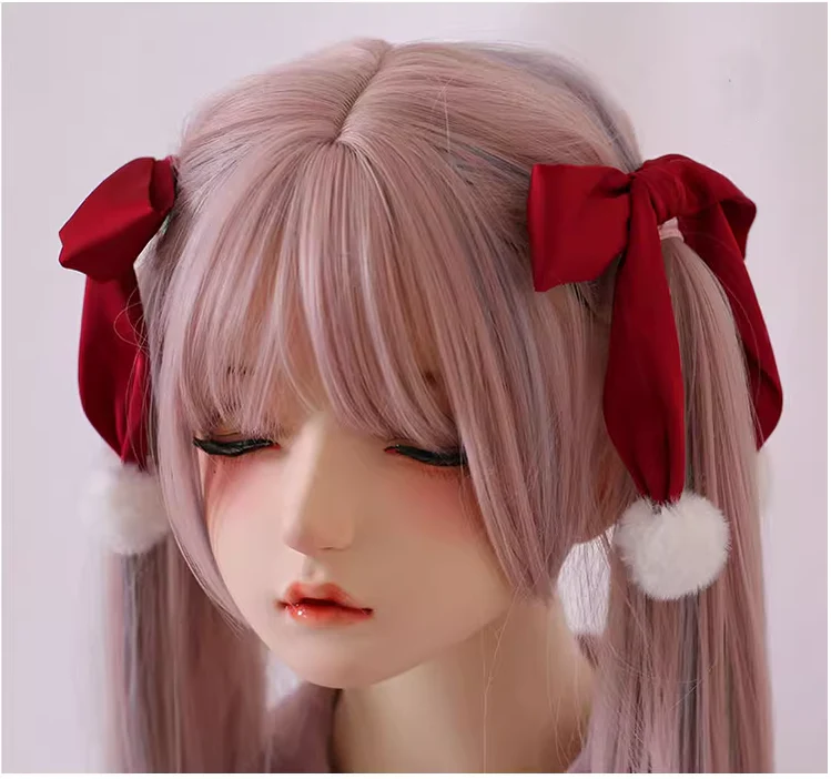 Xiaogui - Sweet Lolita Bow Hair Clips Multicolors - Image 4