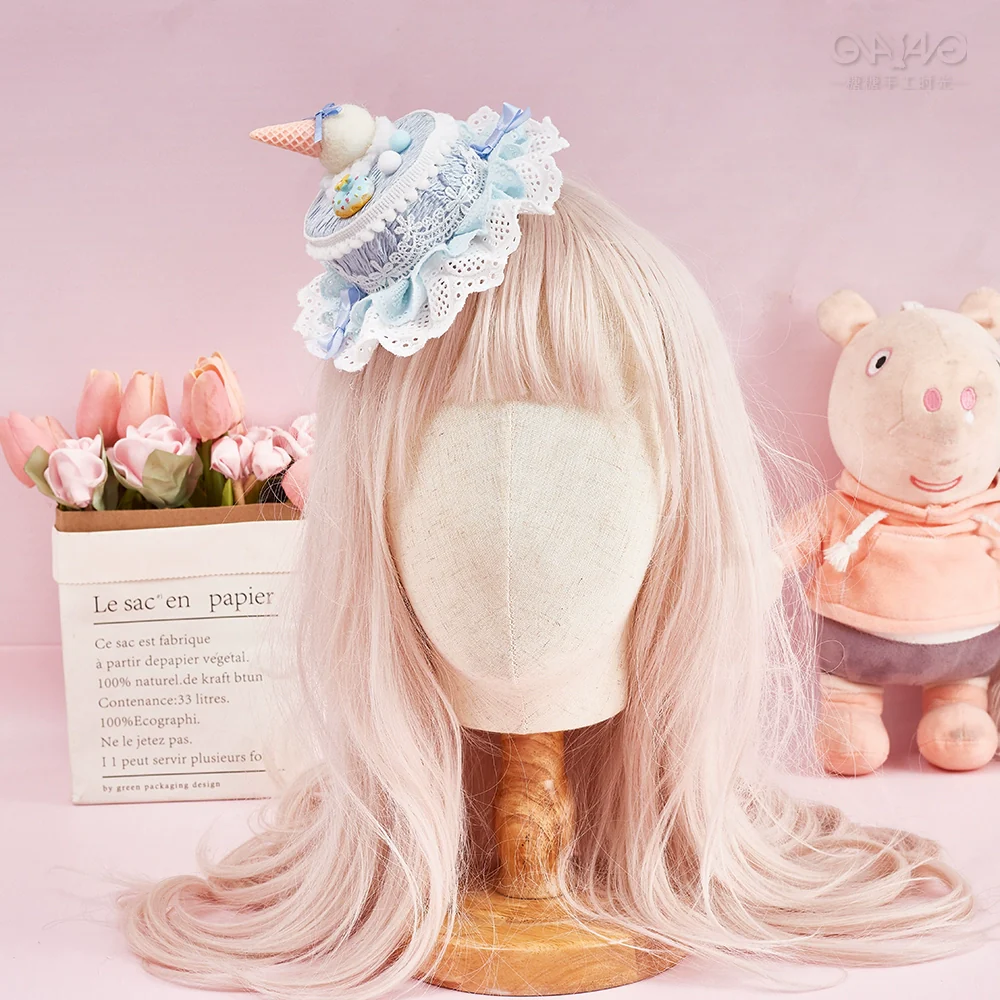 Sugar Time - Sweet Lolita Cake Hat Hair Accessory Chocolate Clip - Image 15
