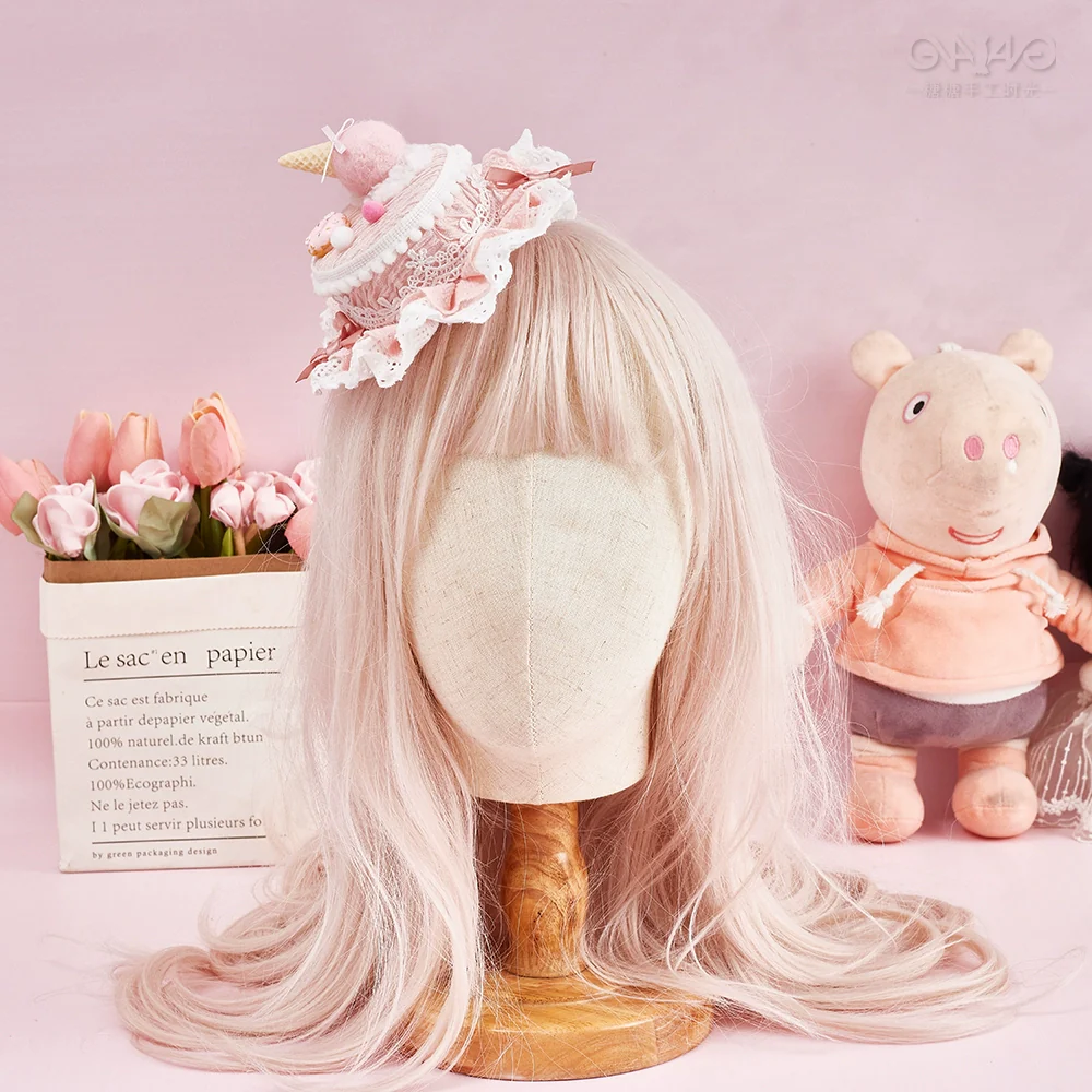 Sugar Time - Sweet Lolita Cake Hat Hair Accessory Chocolate Clip - Image 19