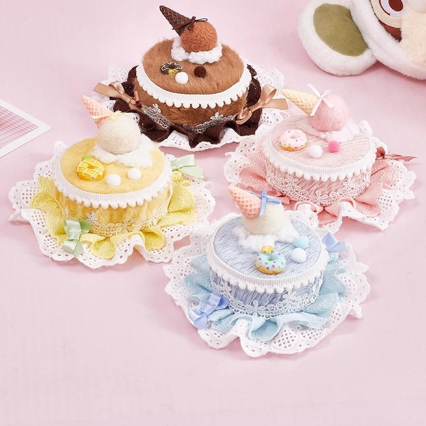 Sugar Time - Sweet Lolita Cake Hat Hair Accessory Chocolate Clip - Image 2