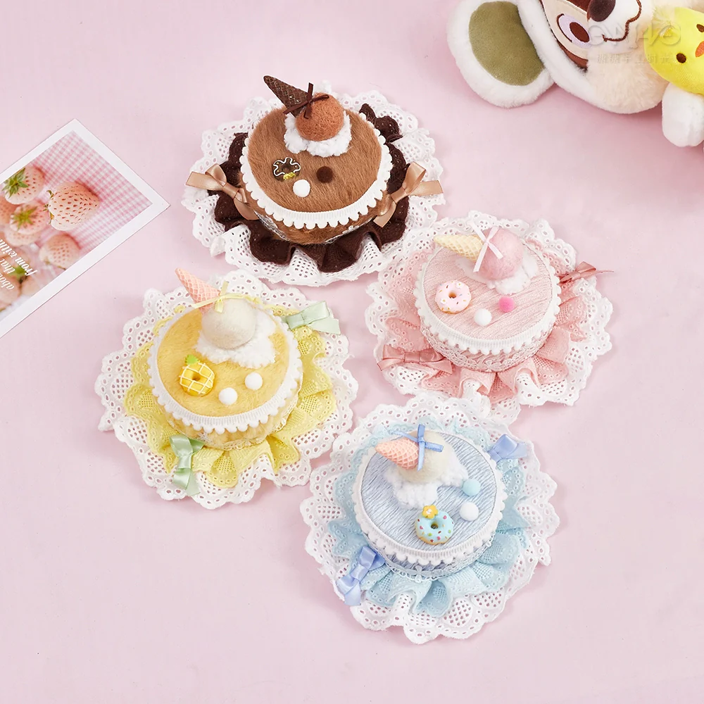 Sugar Time - Sweet Lolita Cake Hat Hair Accessory Chocolate Clip - Image 3