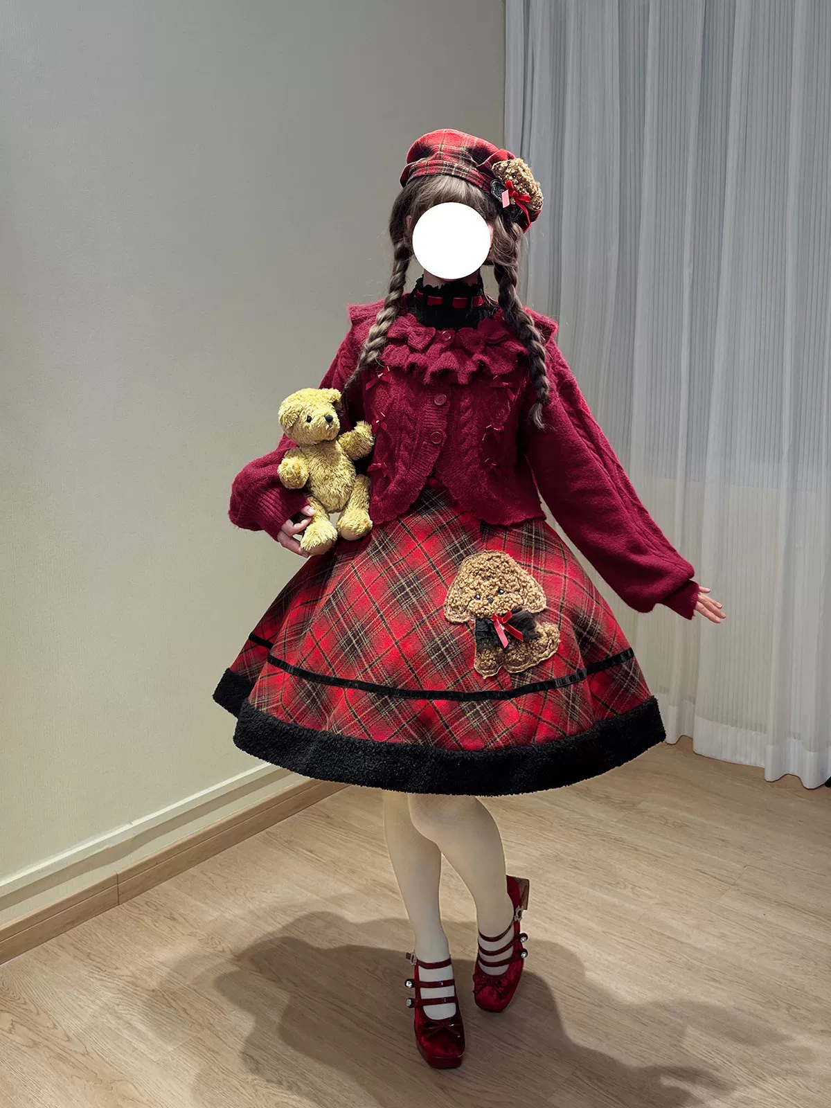 Napoleon Pastry - Sweet Lolita Cardigan, Detachable Bows - Image 16