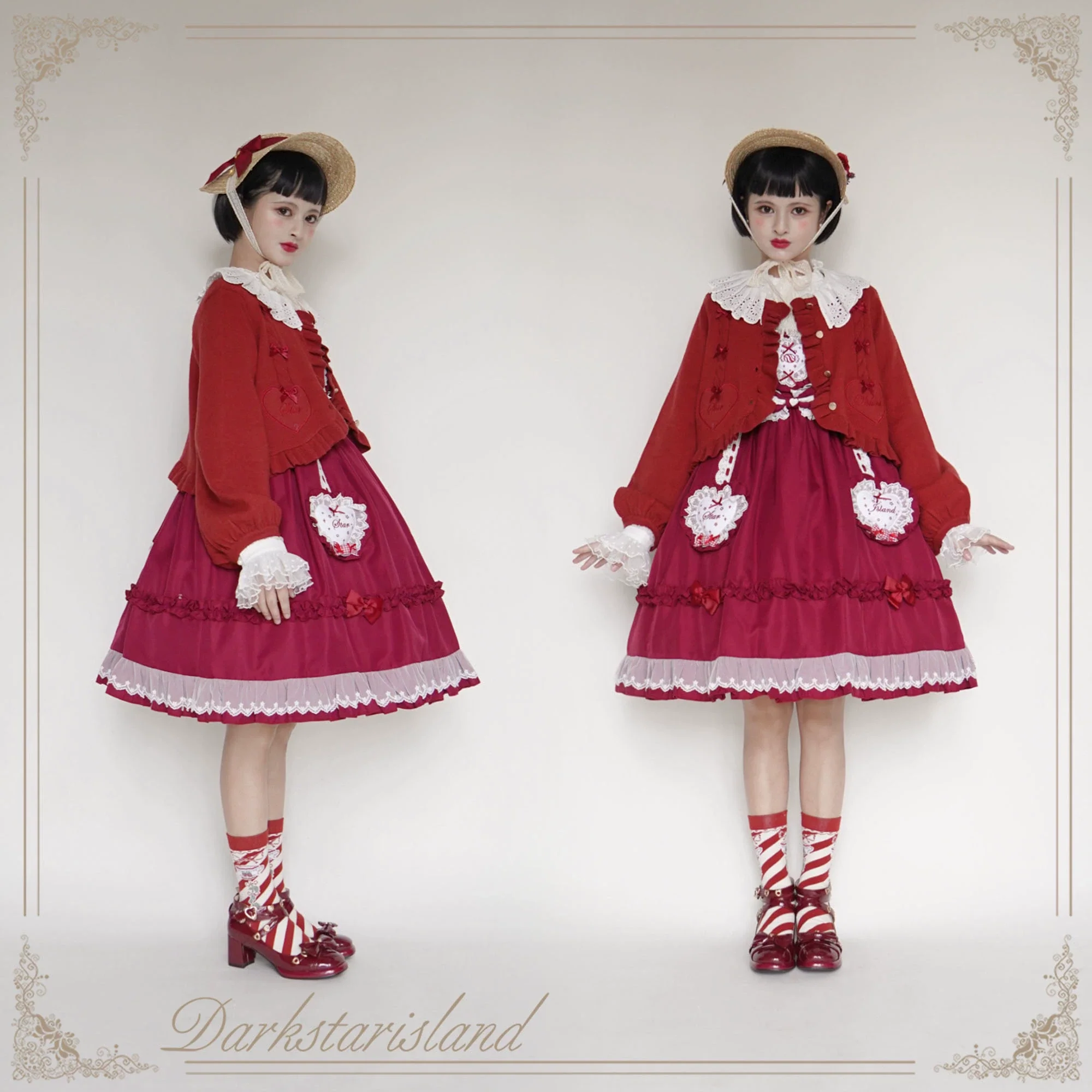 Sugar Frost - Sweet Lolita Cardigan Knit Embroidered Sweater - Image 15