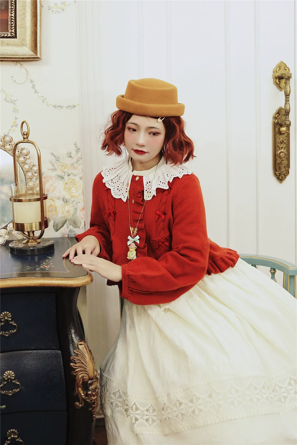 Sugar Frost - Sweet Lolita Cardigan Knit Embroidered Sweater - Image 21