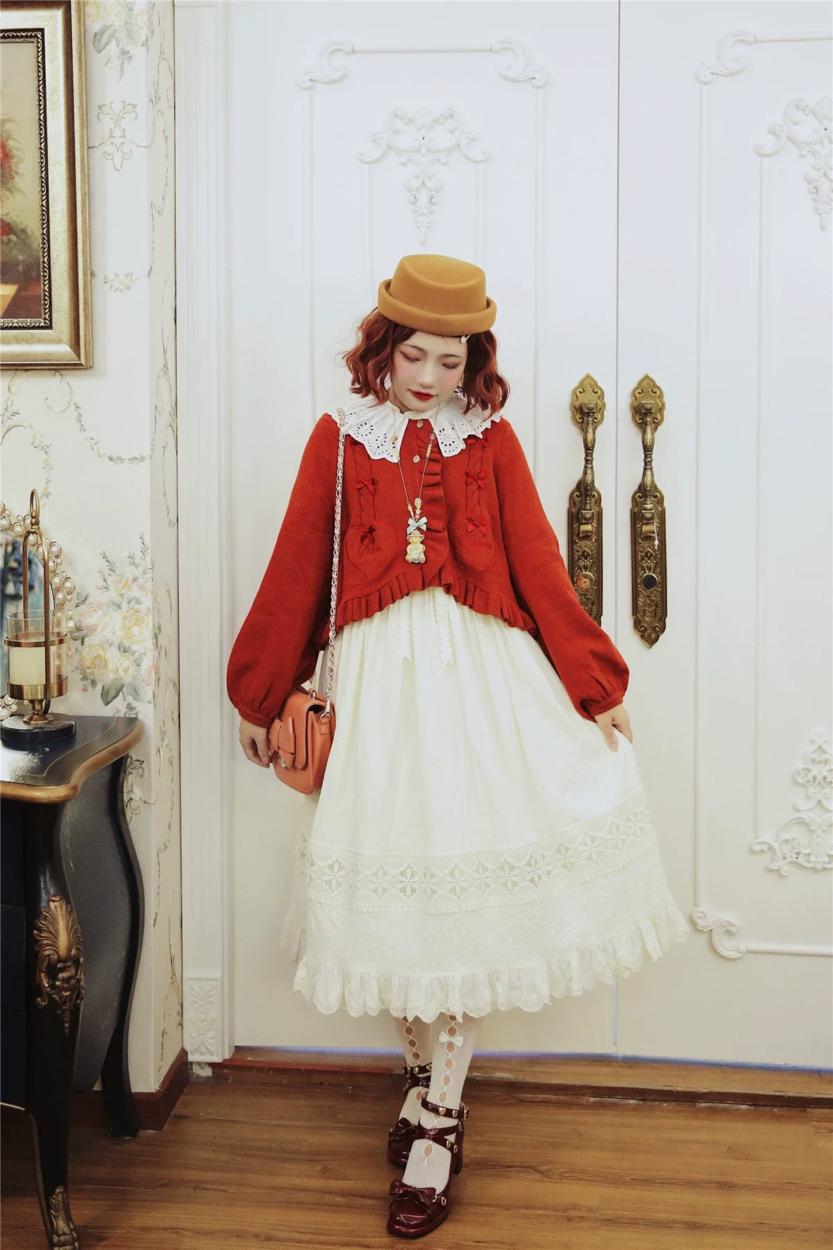 Sugar Frost - Sweet Lolita Cardigan Knit Embroidered Sweater - Image 22
