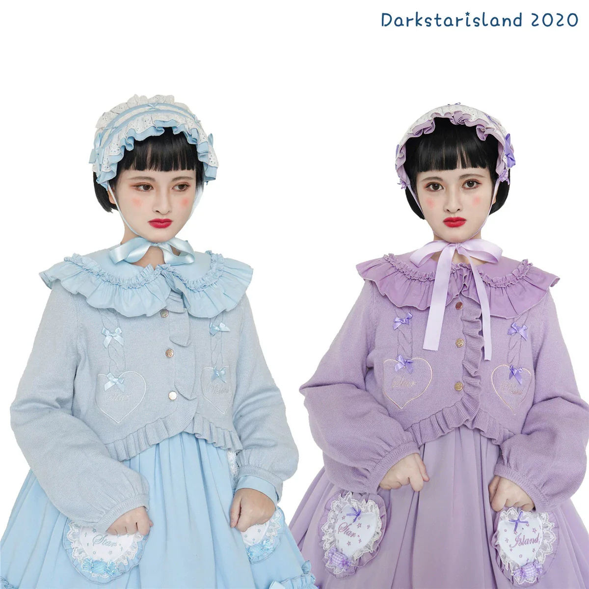 Sugar Frost - Sweet Lolita Cardigan Knit Embroidered Sweater - Image 38
