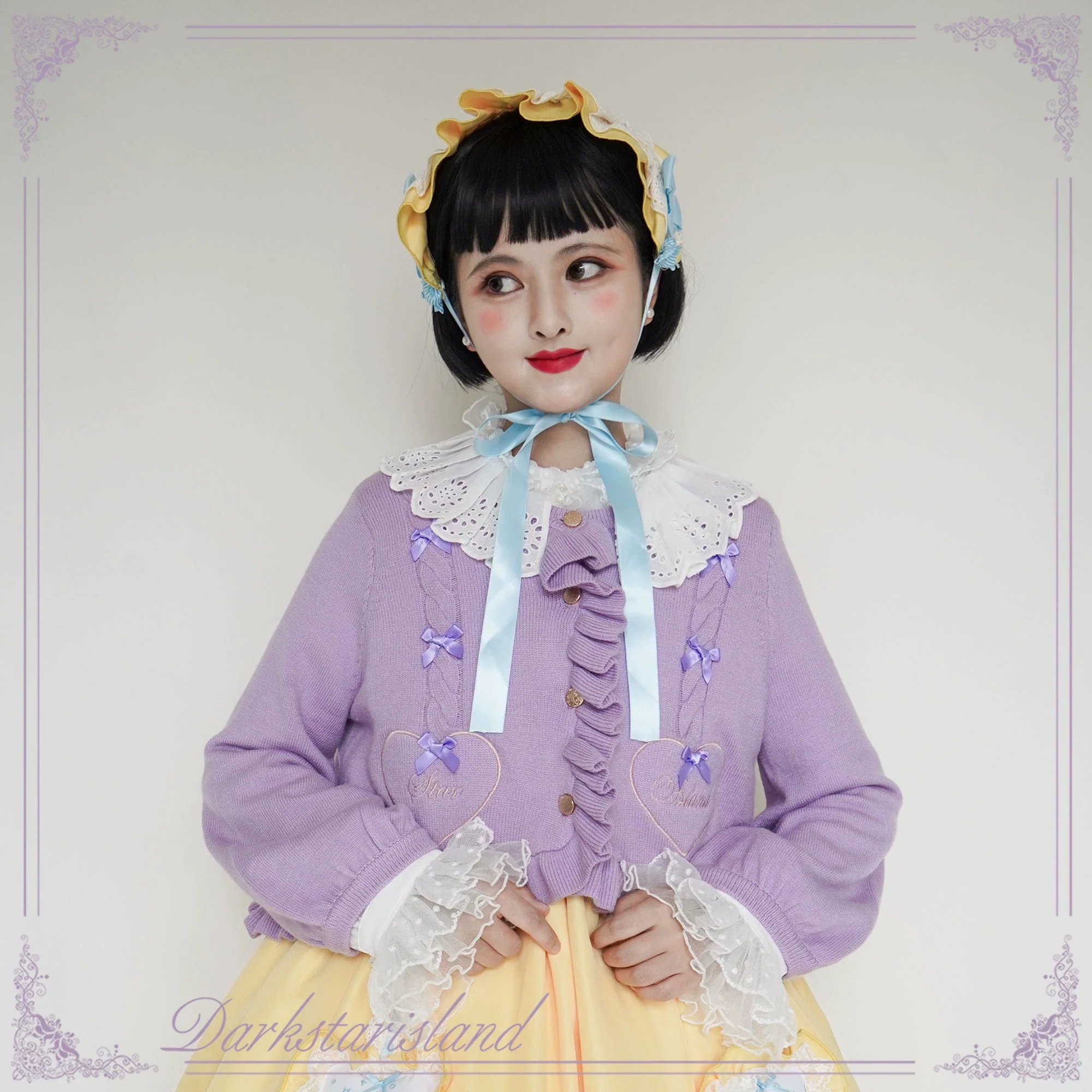 Sugar Frost - Sweet Lolita Cardigan Knit Embroidered Sweater - Image 43
