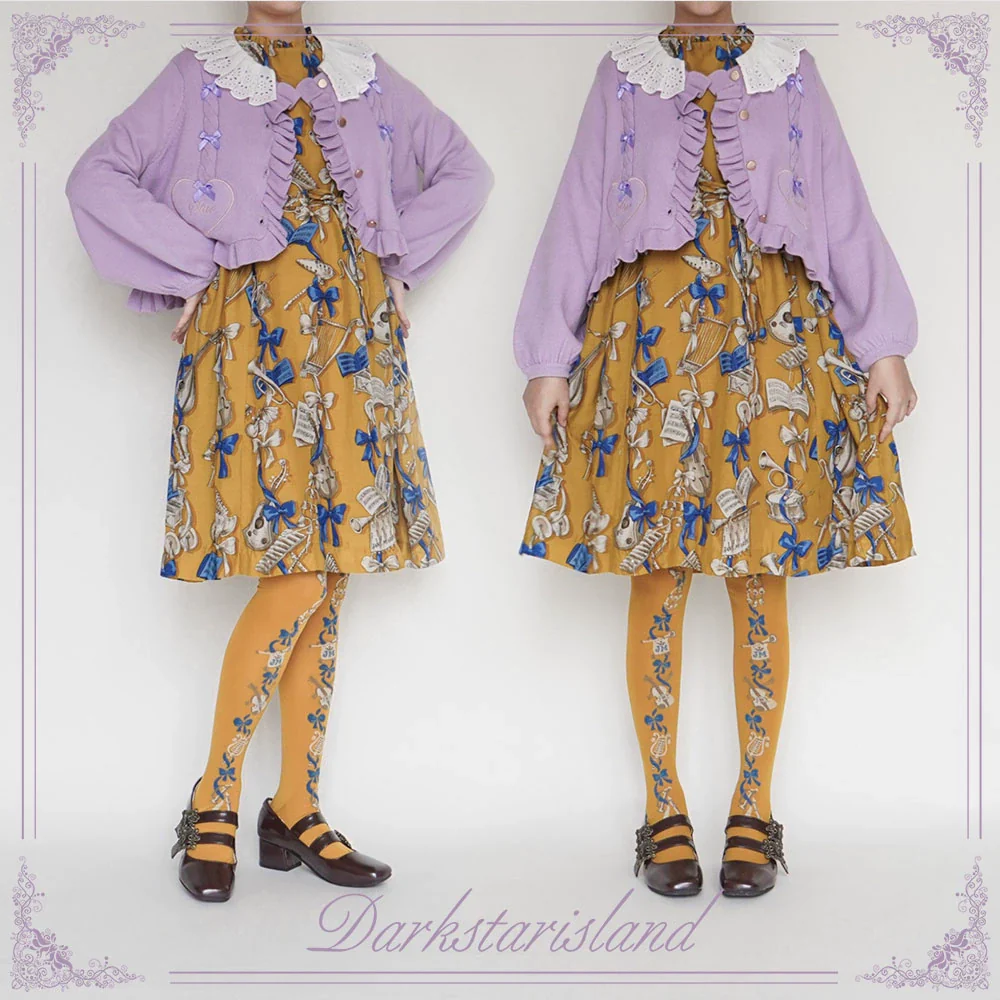 Sugar Frost - Sweet Lolita Cardigan Knit Embroidered Sweater - Image 50