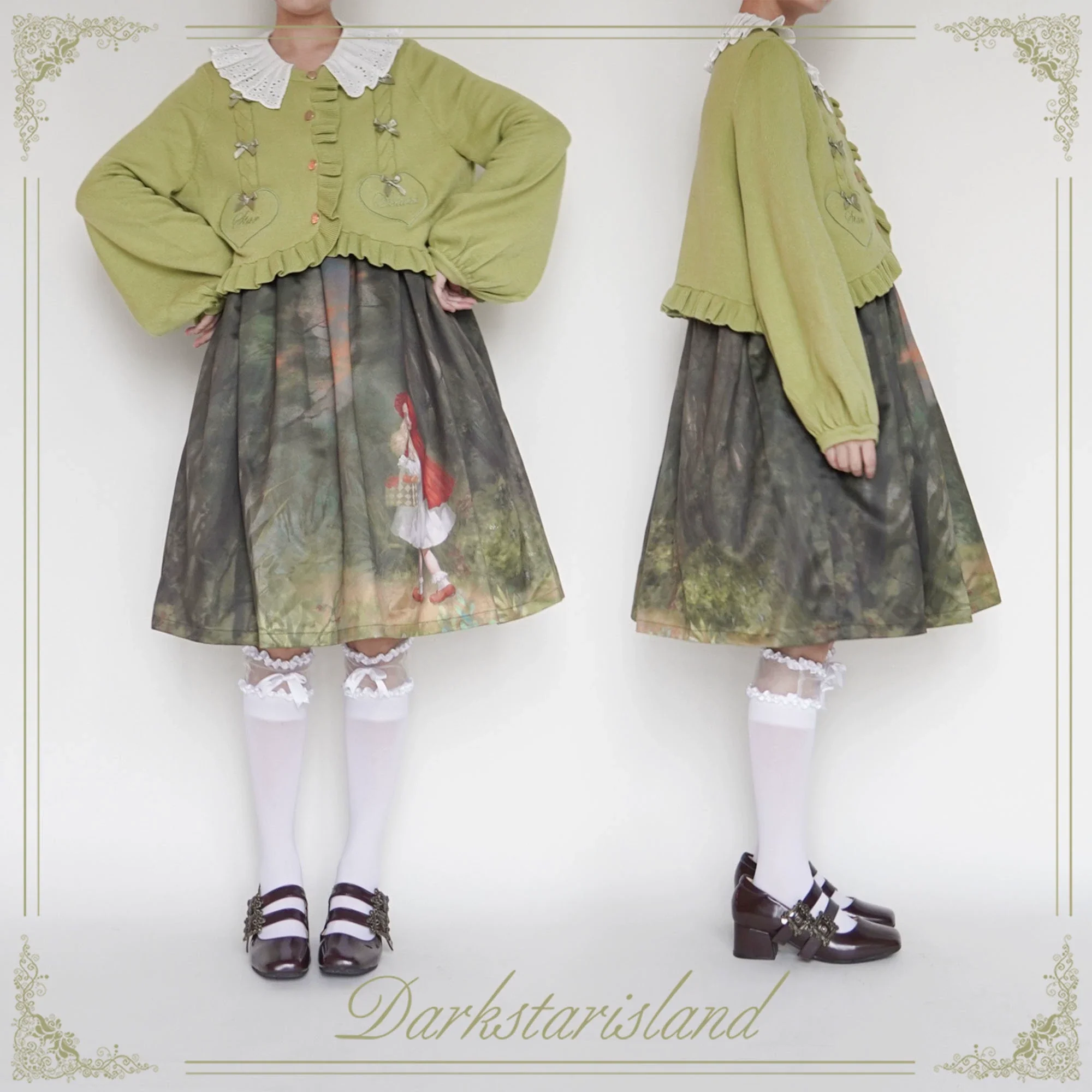 Sugar Frost - Sweet Lolita Cardigan Knit Embroidered Sweater - Image 52