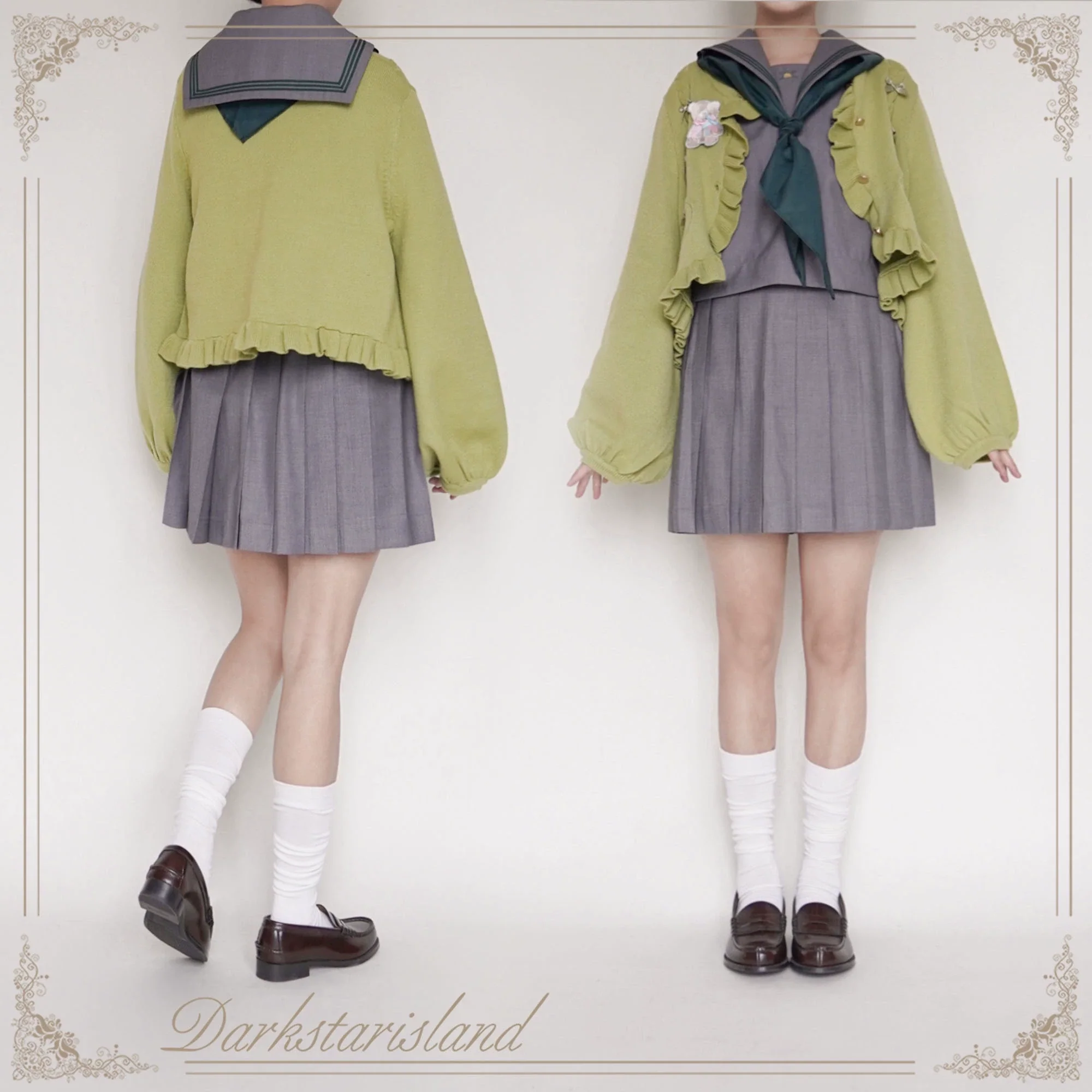 Sugar Frost - Sweet Lolita Cardigan Knit Embroidered Sweater - Image 53