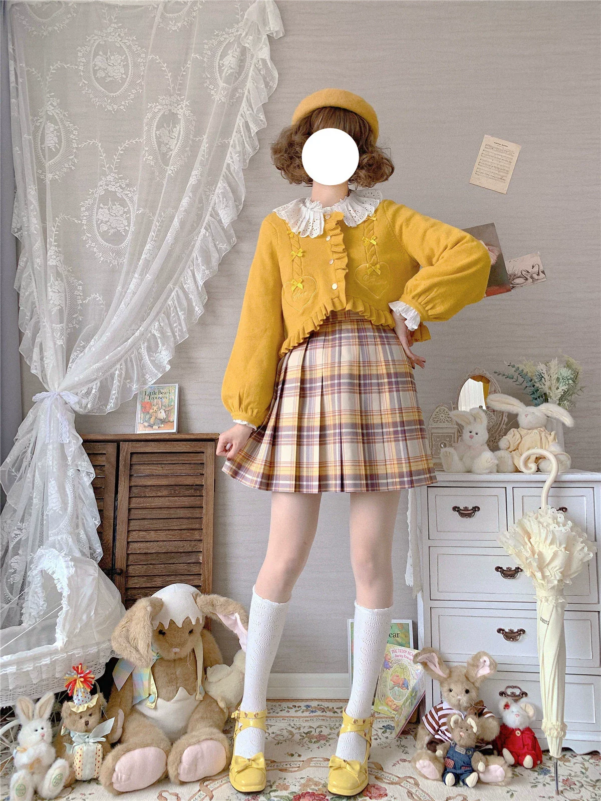 Sugar Frost - Sweet Lolita Cardigan Knit Embroidered Sweater - Image 58