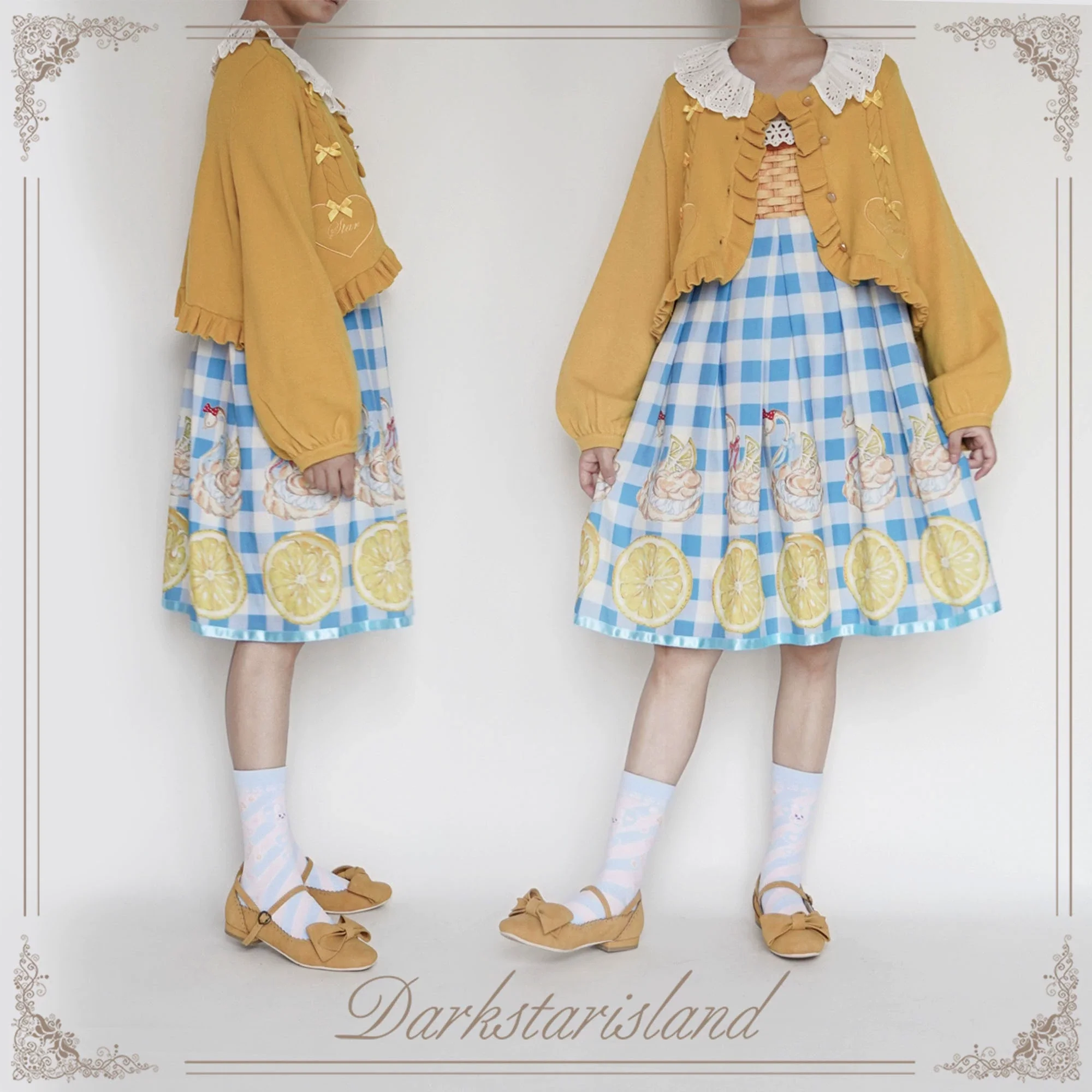 Sugar Frost - Sweet Lolita Cardigan Knit Embroidered Sweater - Image 65