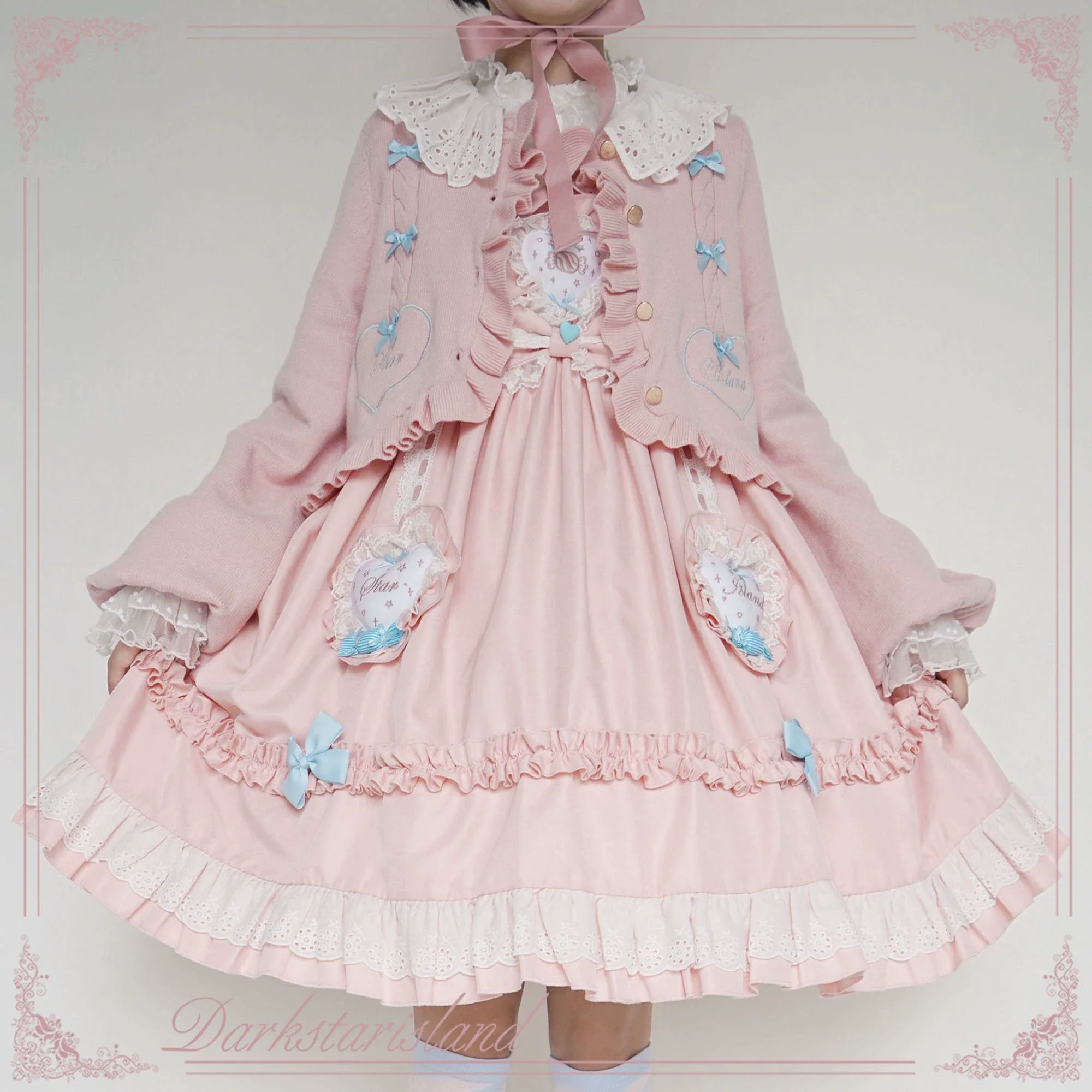 Sugar Frost - Sweet Lolita Cardigan Knit Embroidered Sweater - Image 67