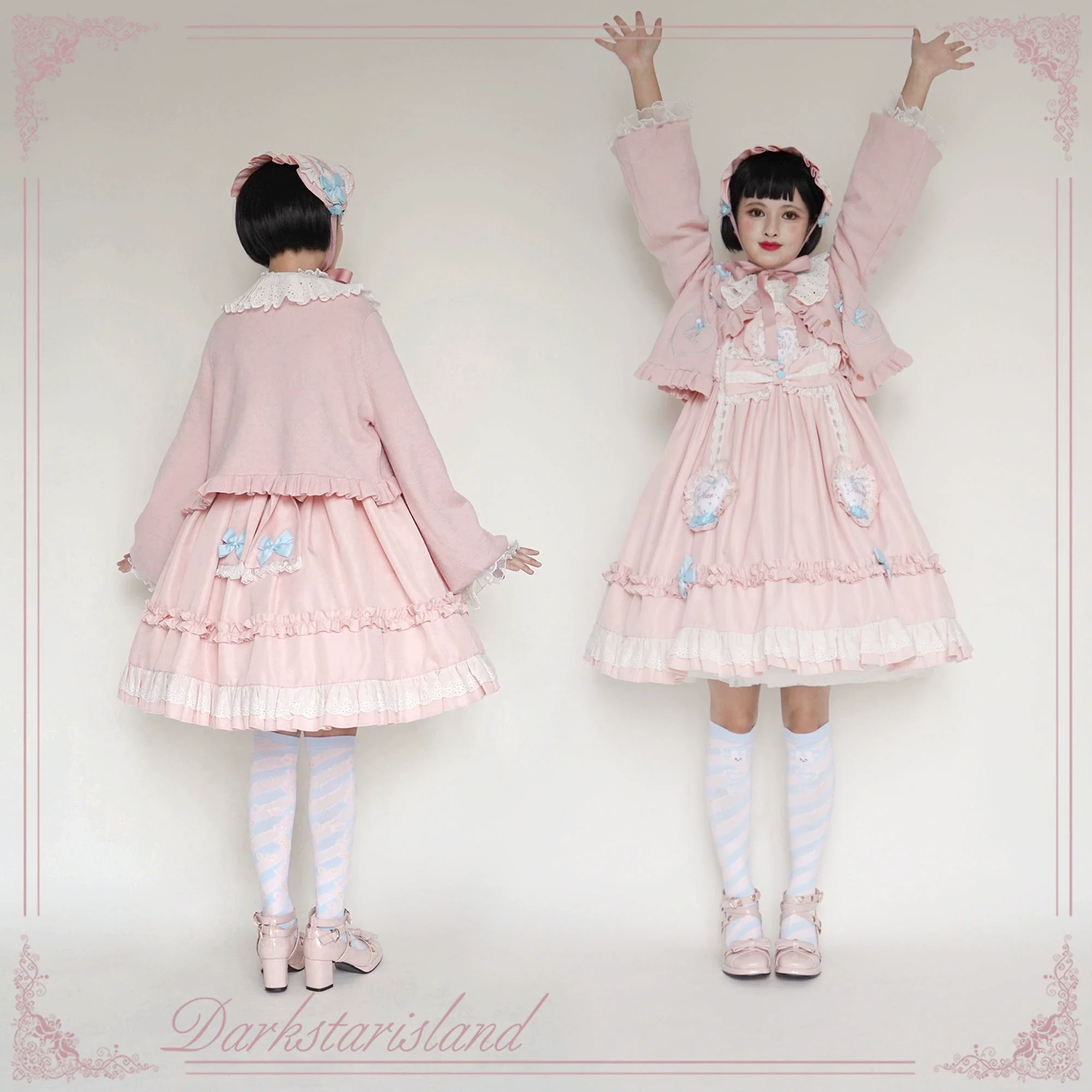 Sugar Frost - Sweet Lolita Cardigan Knit Embroidered Sweater - Image 68