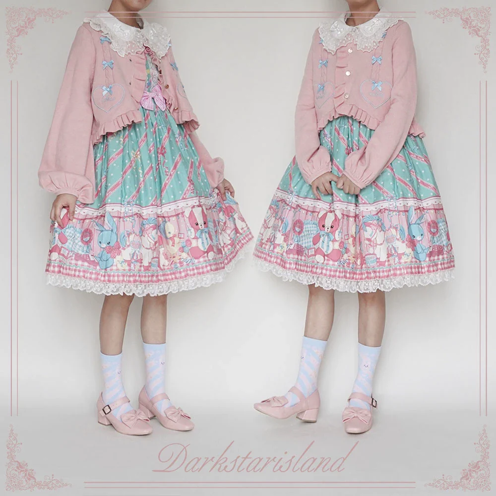 Sugar Frost - Sweet Lolita Cardigan Knit Embroidered Sweater - Image 71