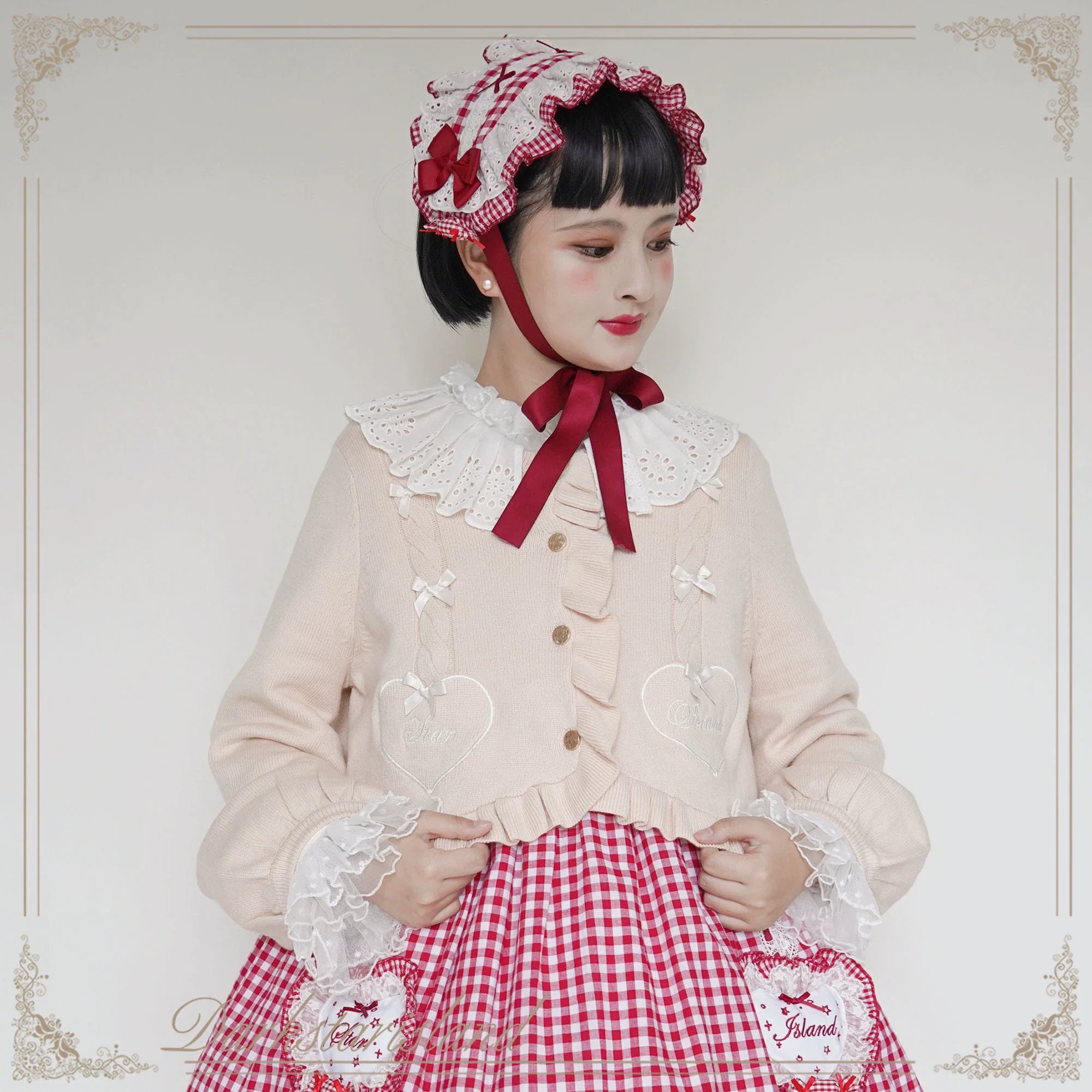 Sugar Frost - Sweet Lolita Cardigan Knit Embroidered Sweater - Image 74