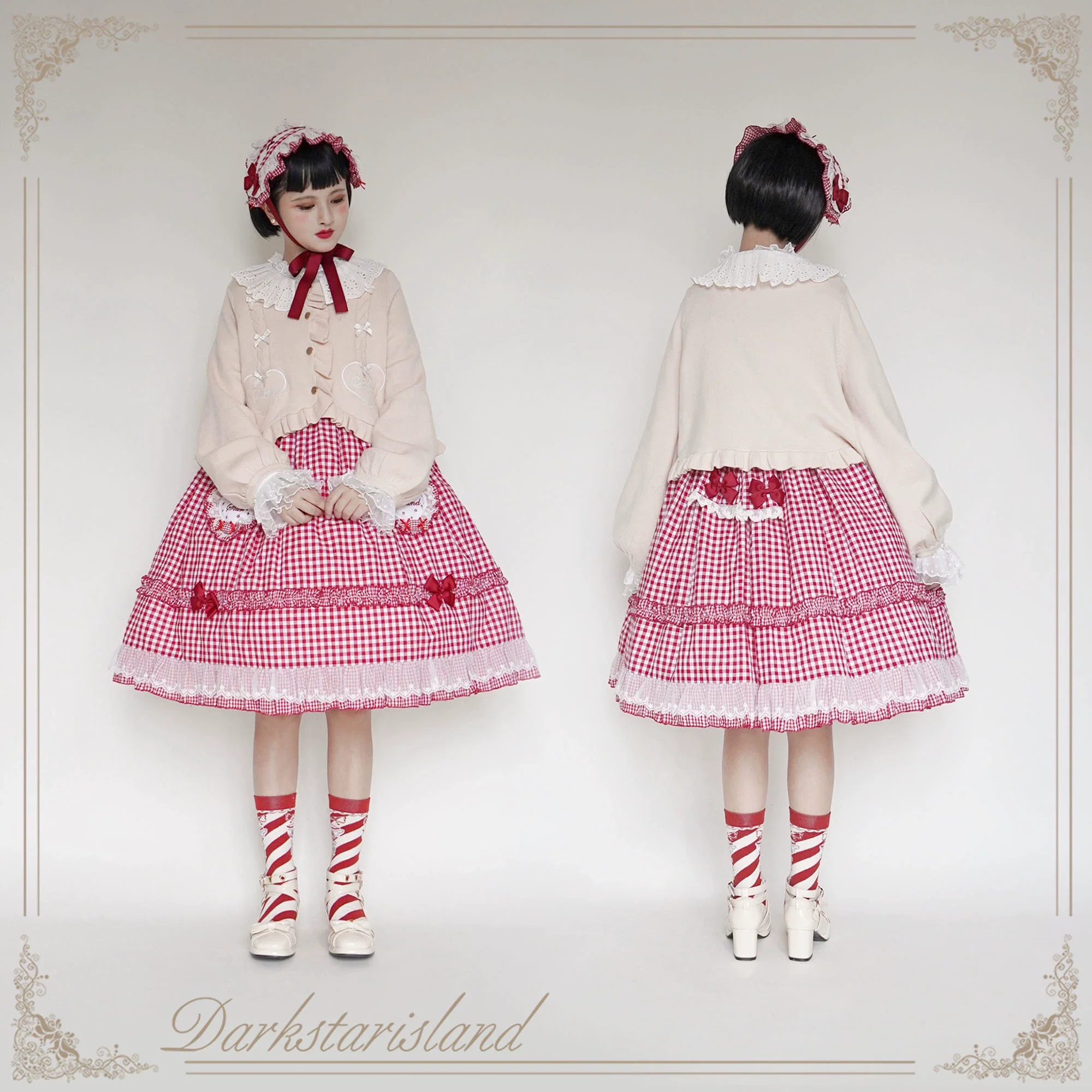 Sugar Frost - Sweet Lolita Cardigan Knit Embroidered Sweater - Image 76